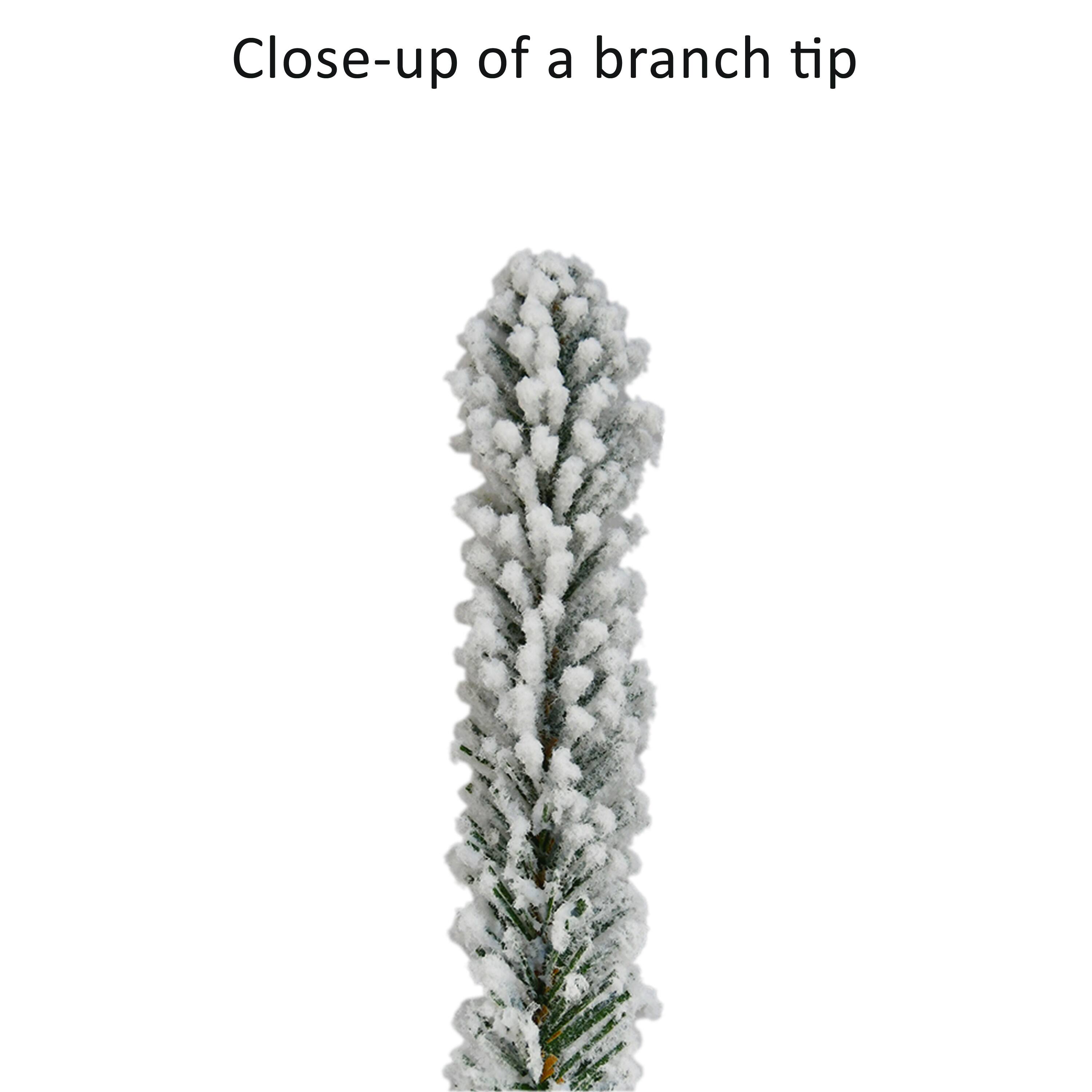 7.5ft. Pre-Lit Mountain View Spruce Artificial Christmas Tree, Clear Lights