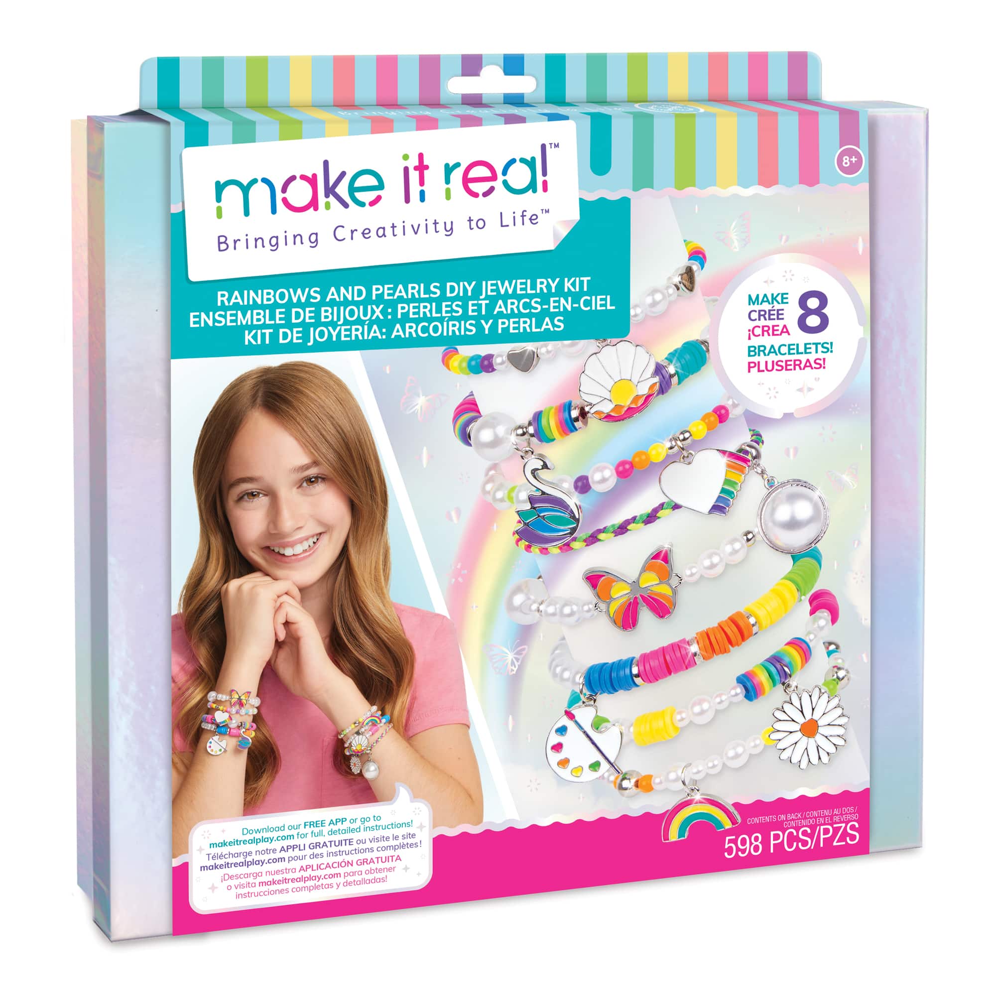 Make It Real Rainbows Pearls DIY Jewelry Kit Michaels make-it-real-rainbows-pearls-diy-jewelry-kit-michaels