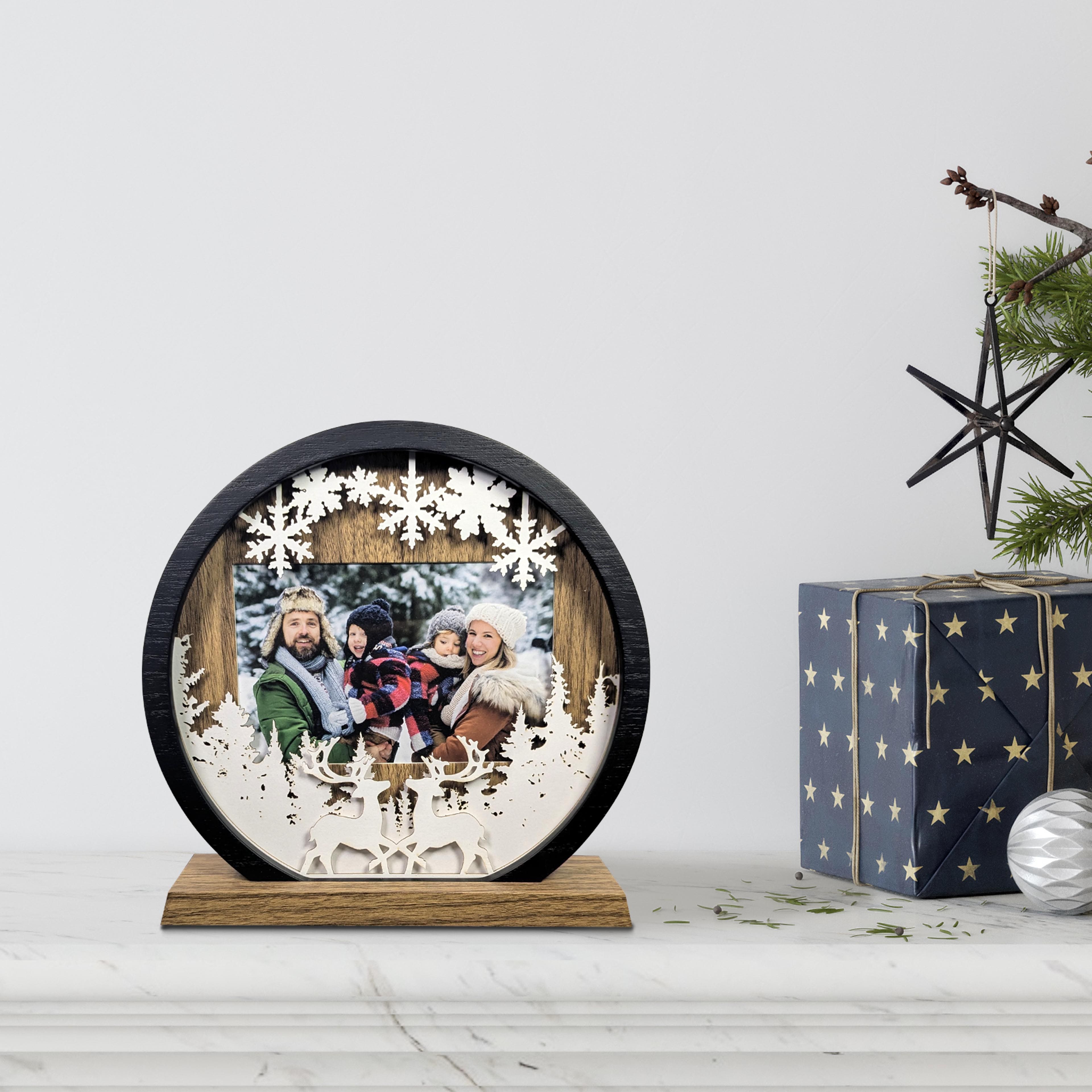 4&#x22; x 6&#x22; Snow Globe Tabletop Frame by Studio D&#xE9;cor&#xAE;