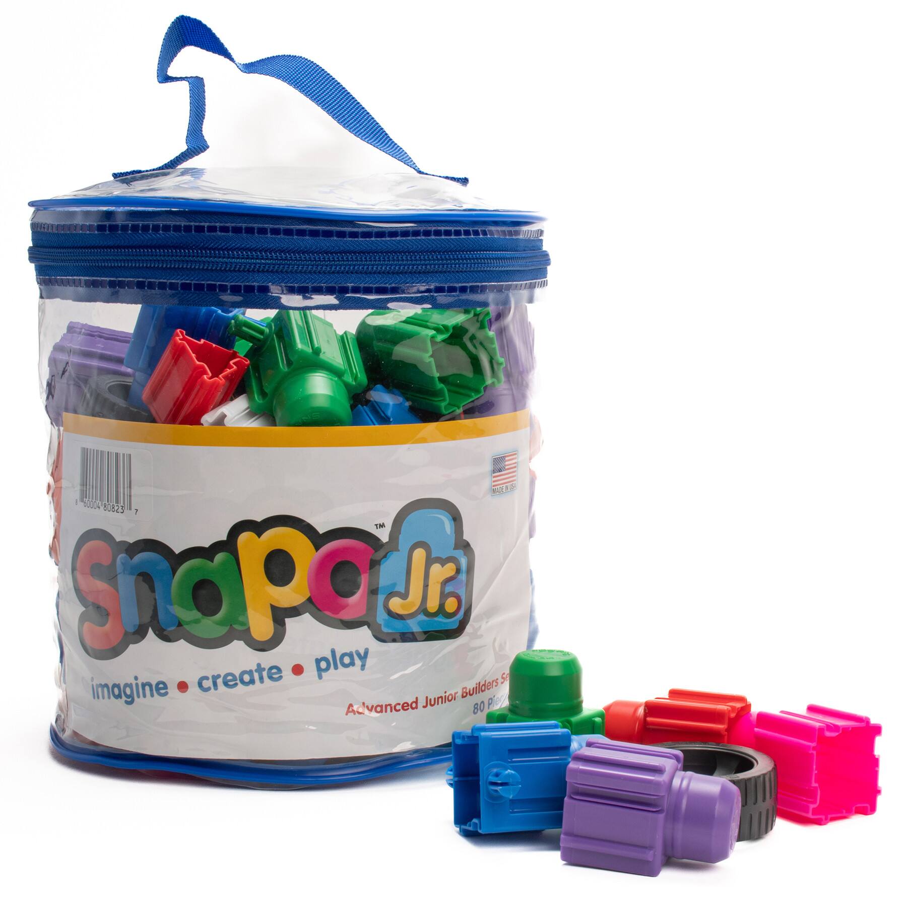 Snapo™ Jr. Assorted Building Blocks Advanced Builders Kit, 80pc.