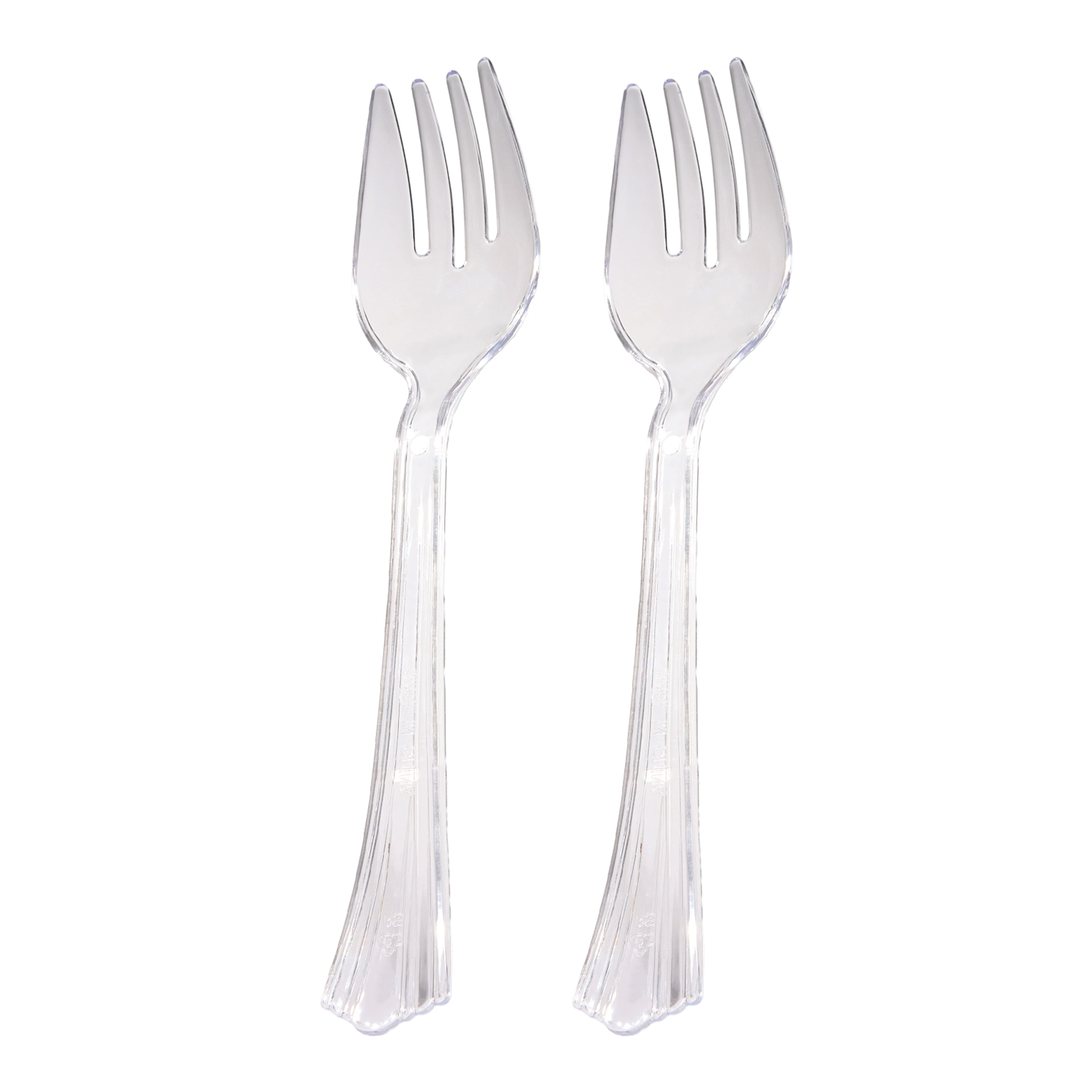 Clear Serving Forks, 2ct. by Celebrate It&#x2122;