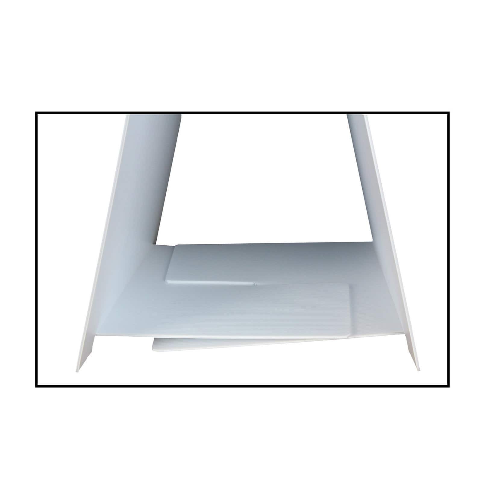 Flipside Premium Corrugated Plastic Dry Erase Marquee Easel