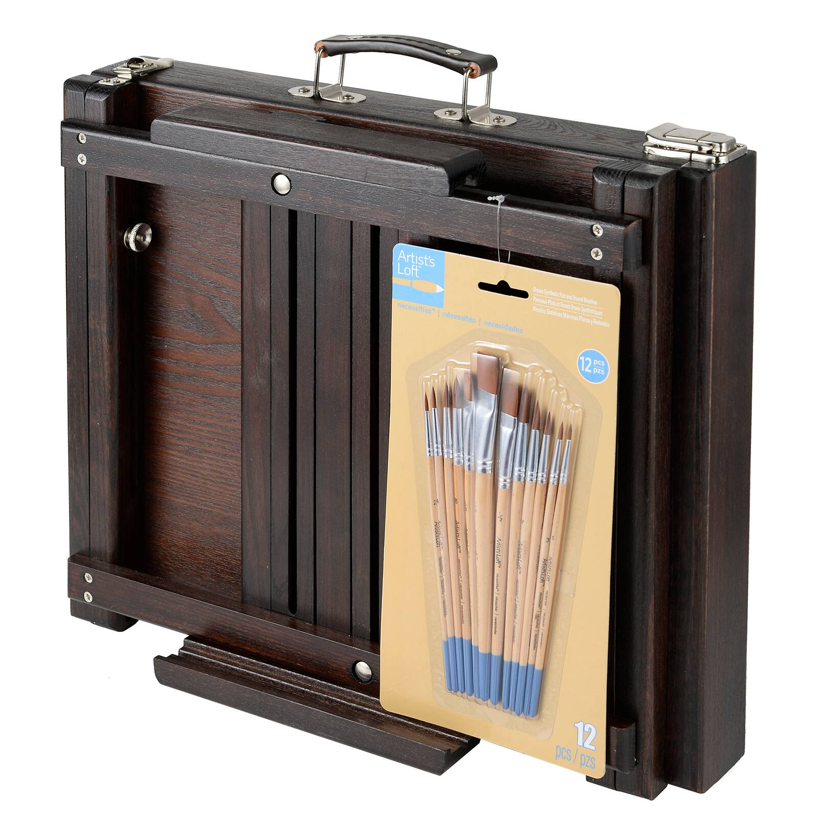 Shop for the Box Tabletop Easel & Brush Set By Artist's