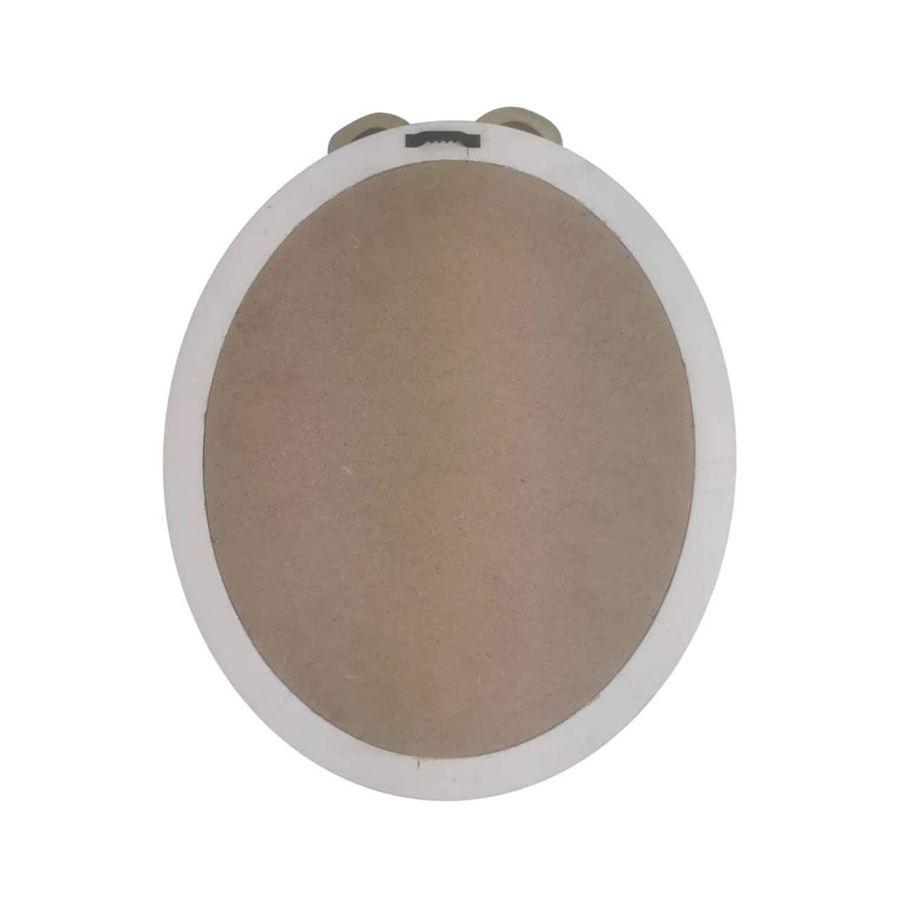 14.25&#x22; Framed Oval Wall Mirror with Gold Bow by Ashland&#xAE;