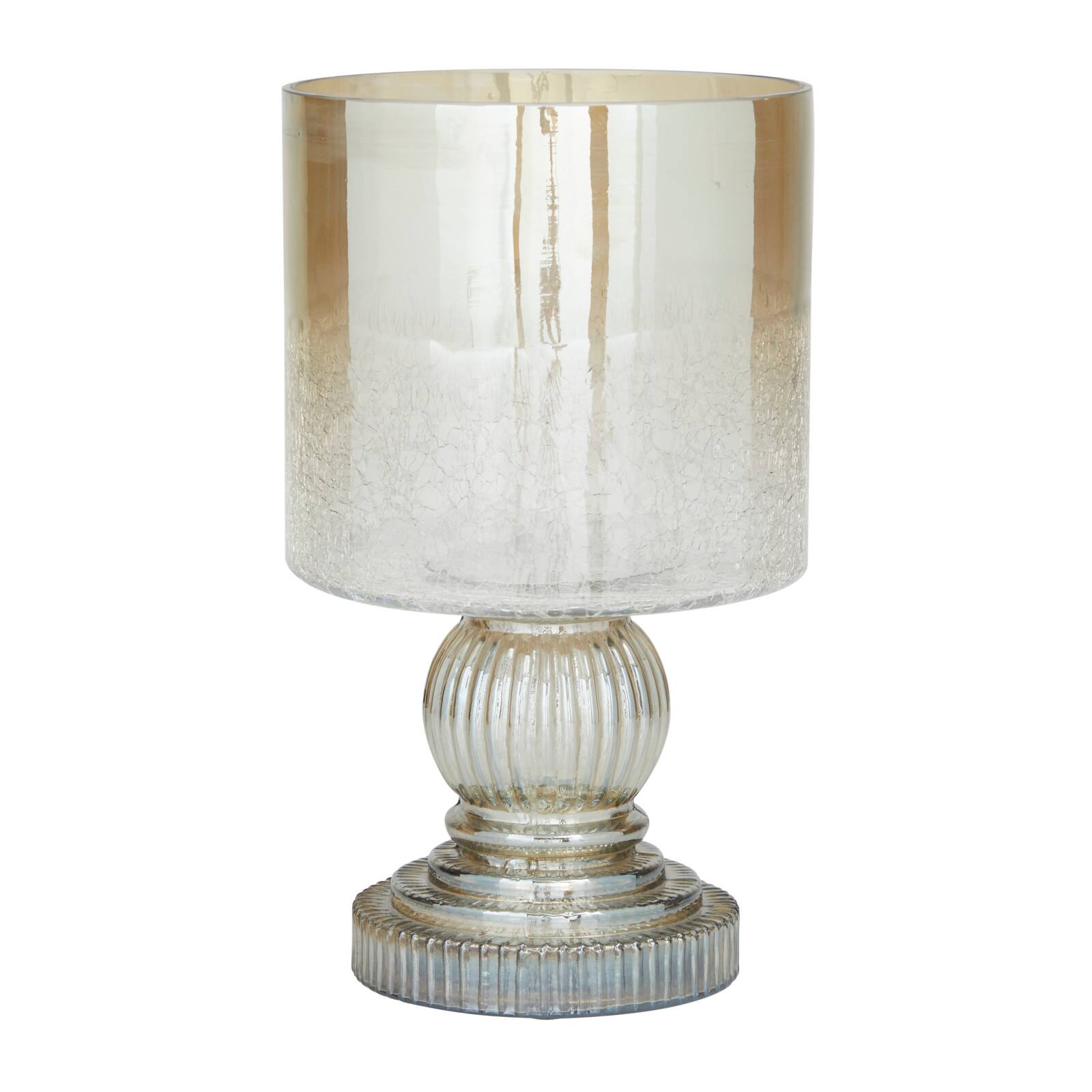 11" Brass Traditional Hurricane Candle Holder