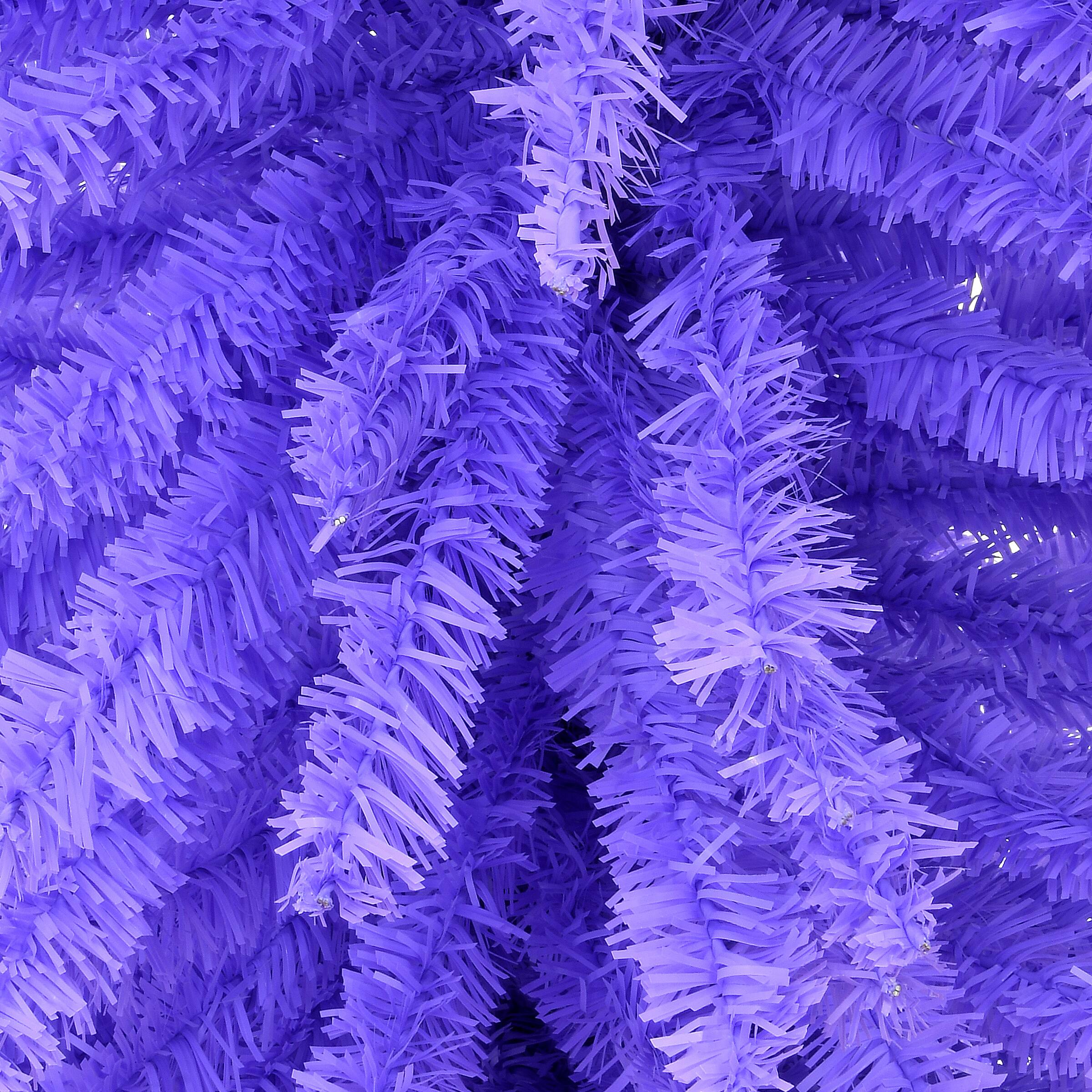 7.5ft. Unlit Lavender Slim Artificial Christmas Tree