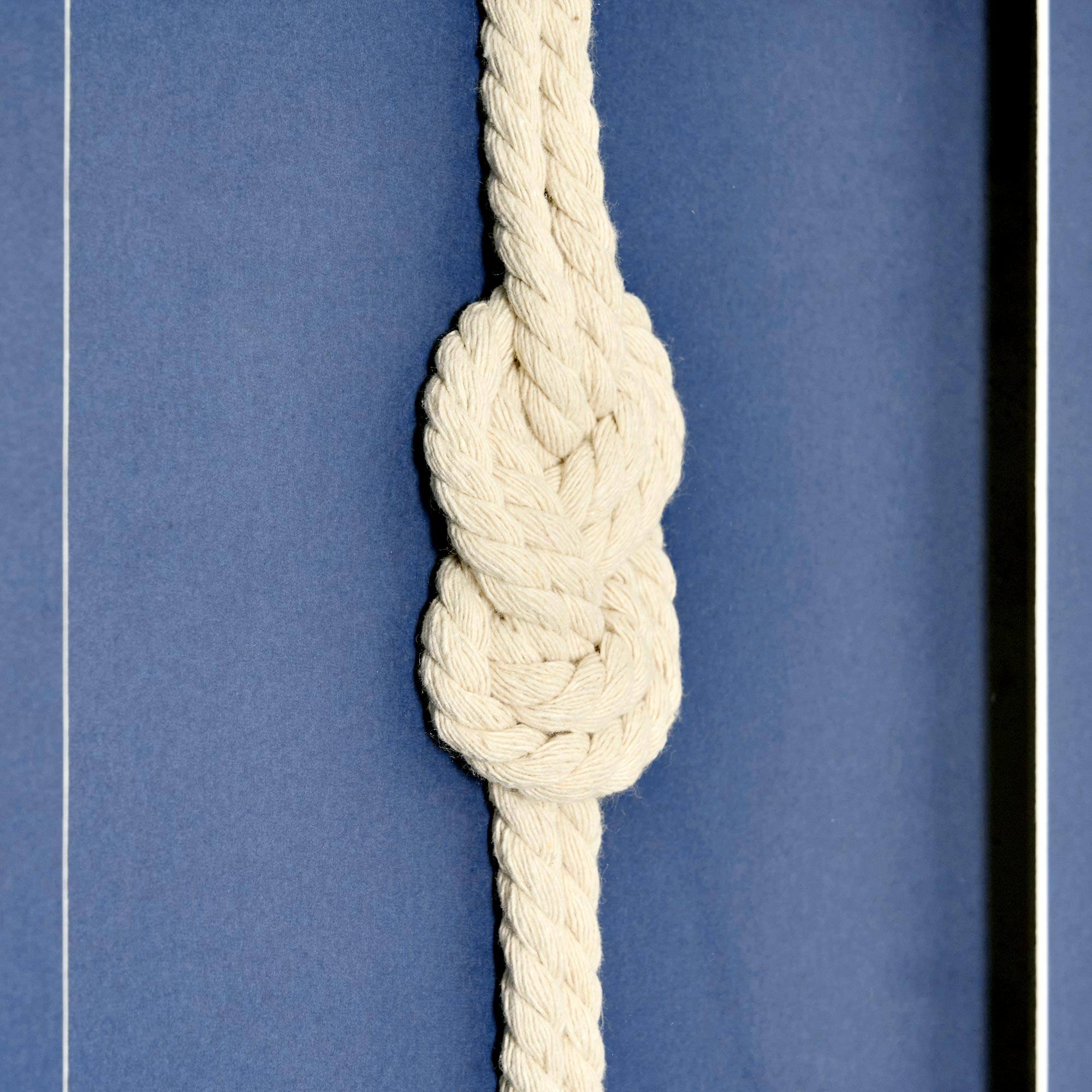 American Art Decor Naut Shore Framed Nautical Knots Vertical Wall Decor Set - 53&#x22; x 13&#x22;