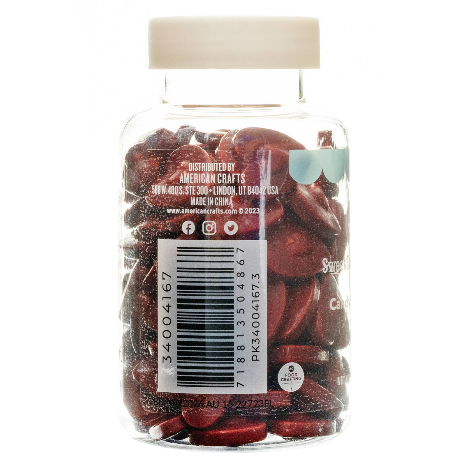 Sweet Tooth Fairy&#xAE; Red Jumbo Heart Candy Shapes
