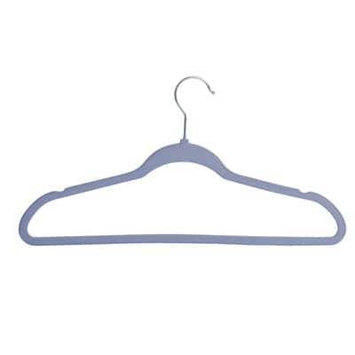 Honey-Can-Do Cobalt Slim-Profile Non-Slip Velvet Hangers (25-Pack)