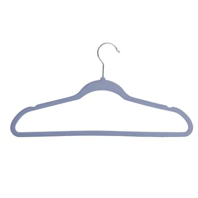 Cobalt Slim-Profile Non-Slip Velvet Hangers (25-Pack)