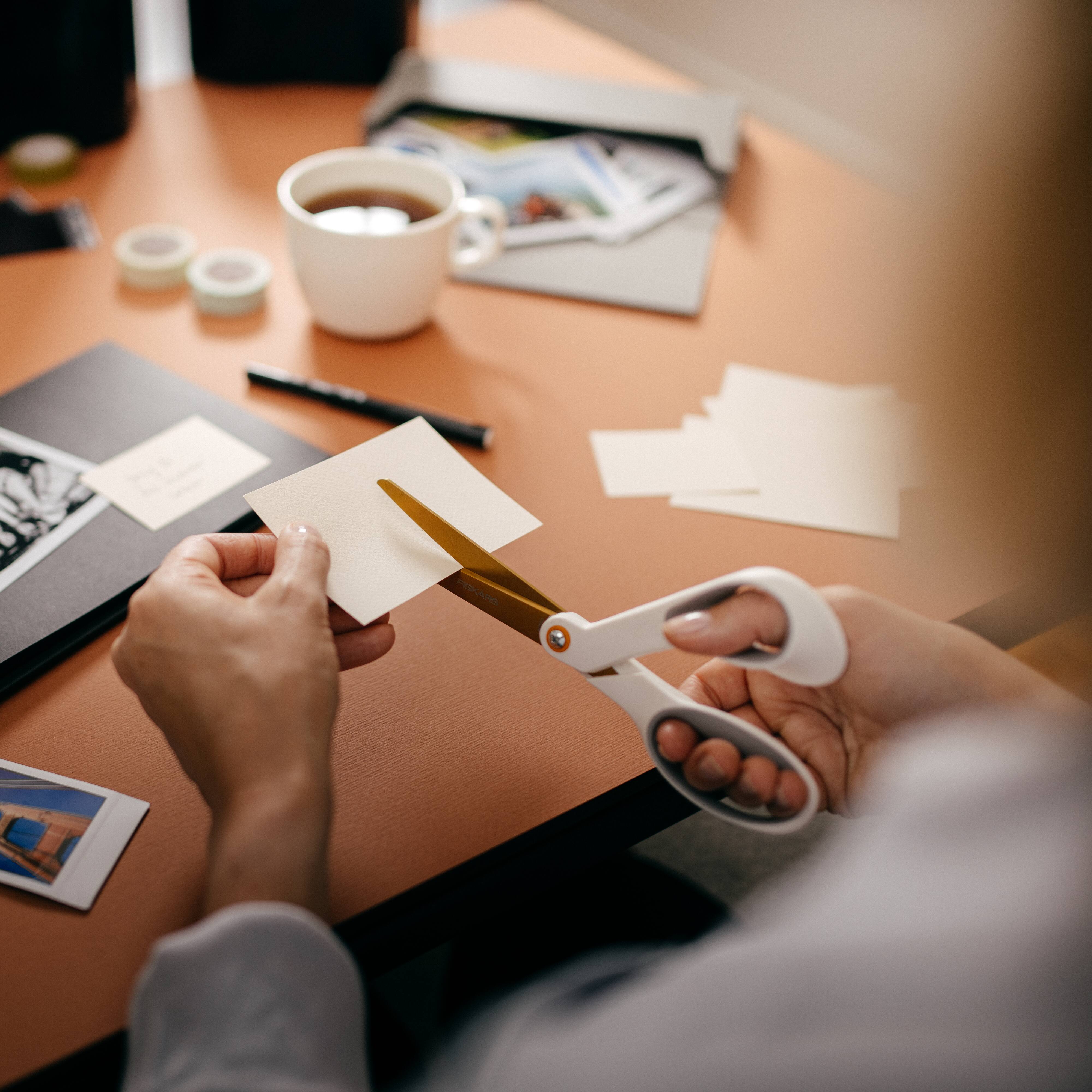 Fiskars® SoftGrip® 8" Titanium Scissors