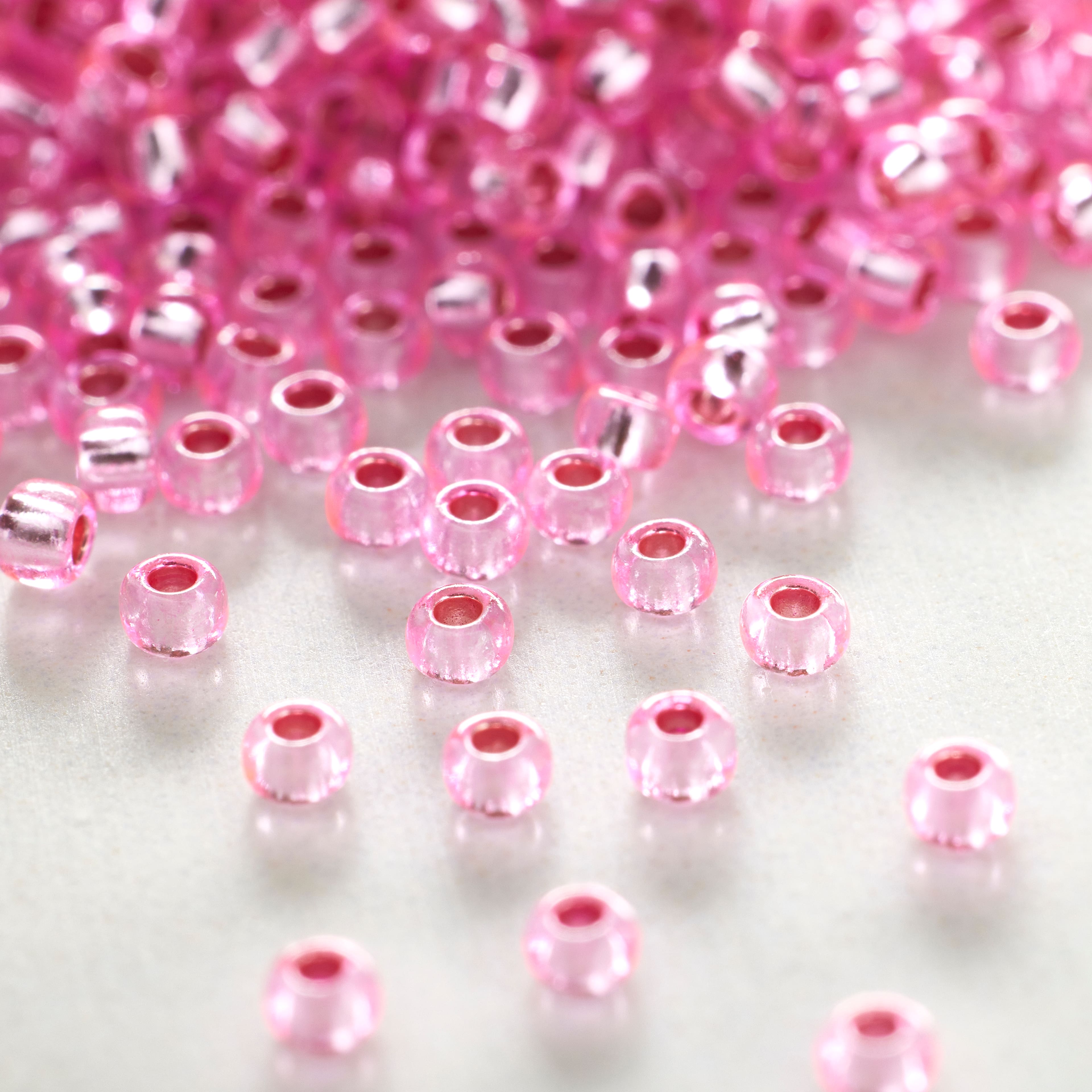 John Bead Opaque Czech Glass Seed Beads, 11/0