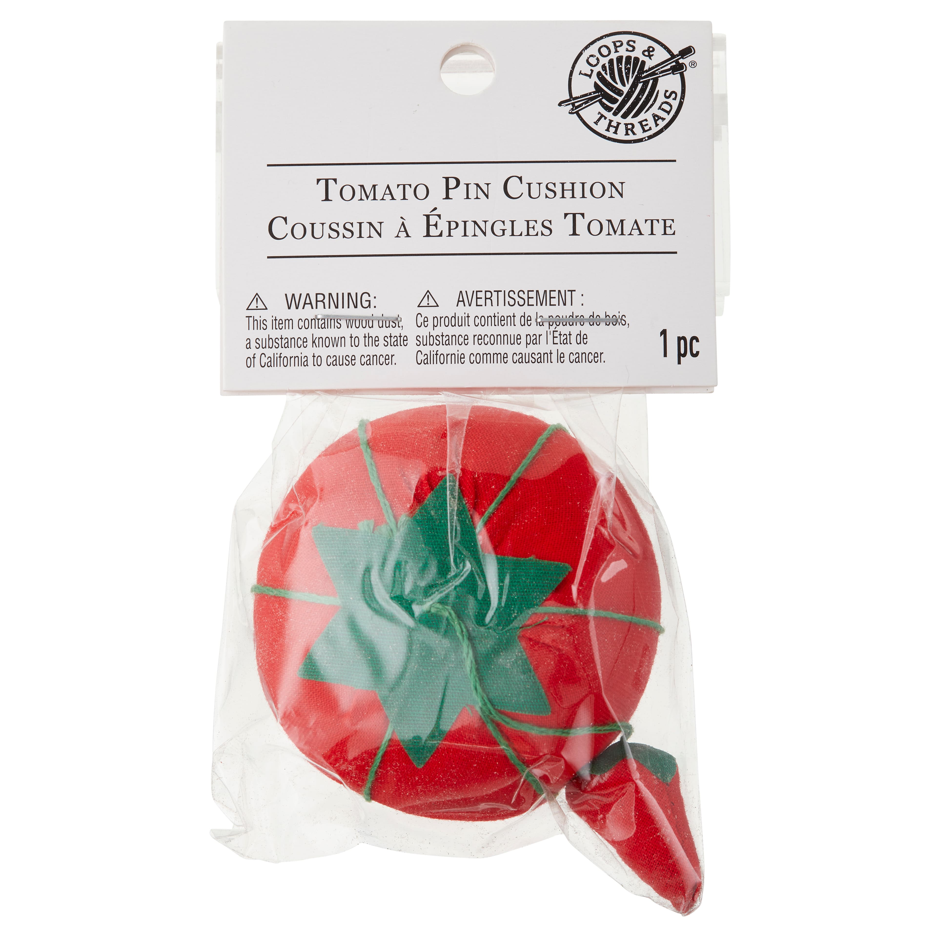 36 Pack: Tomato Pin Cushion by Loops &#x26; Threads&#x2122;