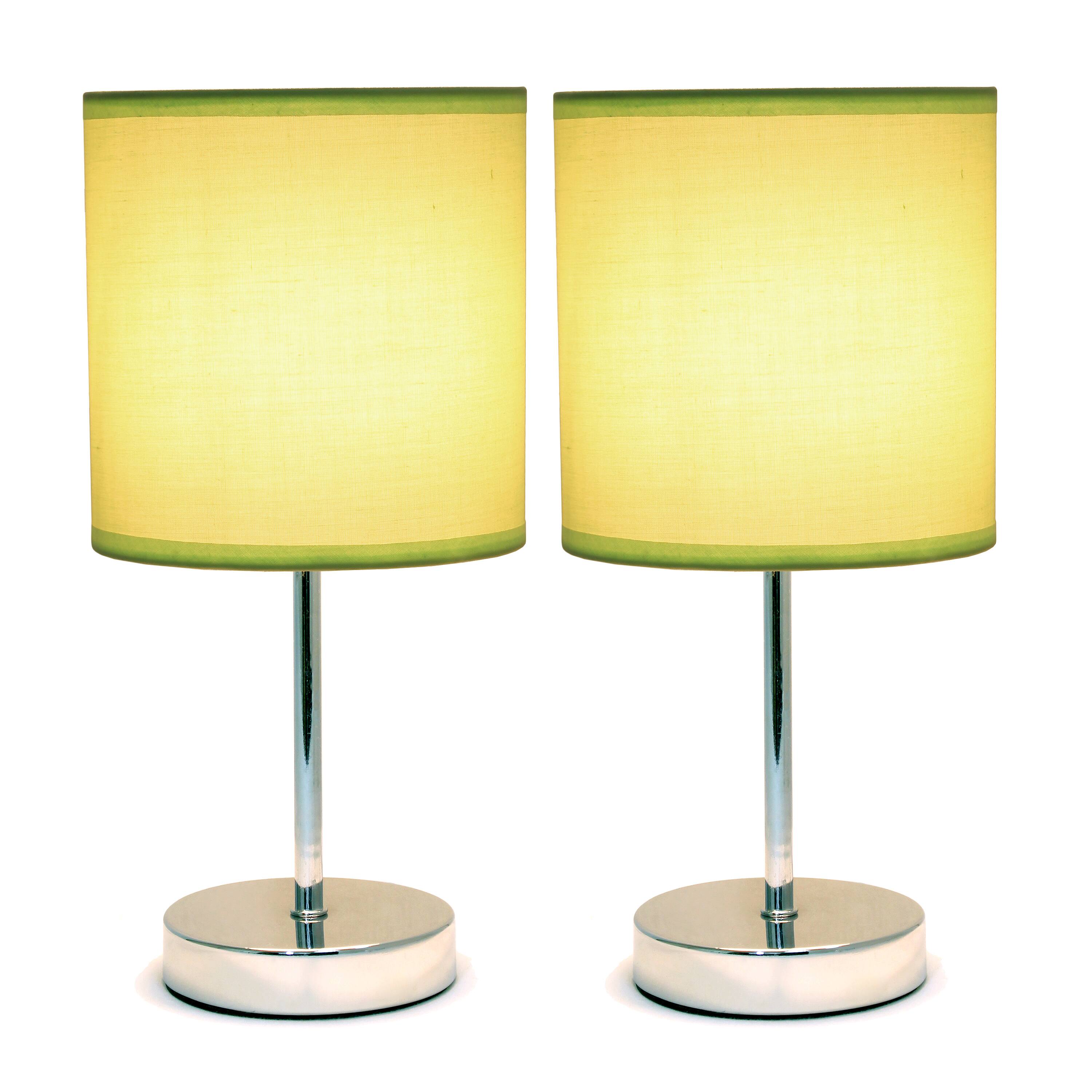 Simple Designs Chrome Mini Table Lamp