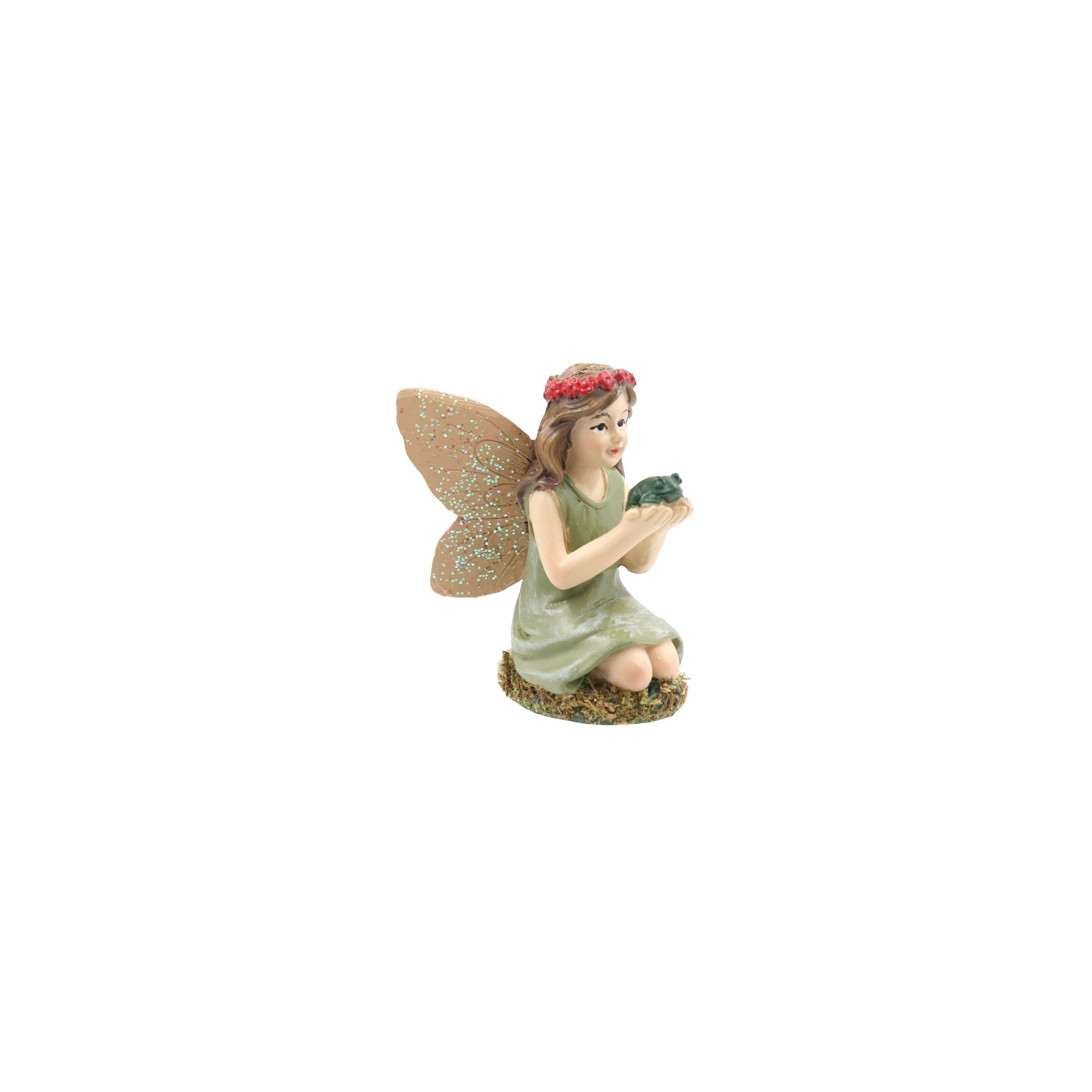 Mini Fairy with Frog Decoration by Ashland&#xAE;