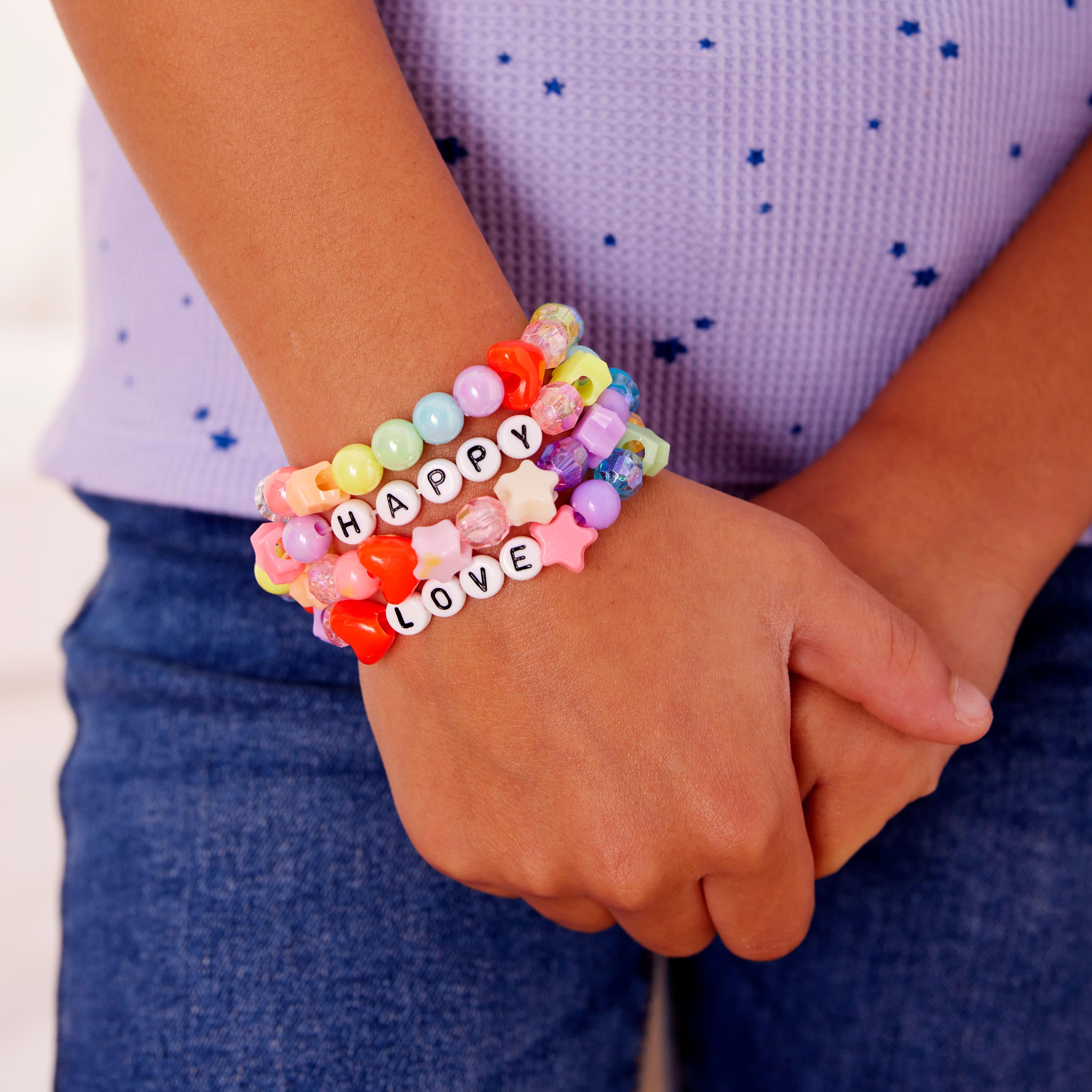 Creativity for Kids&#xAE; Rainbow Bead Jewelry Jar