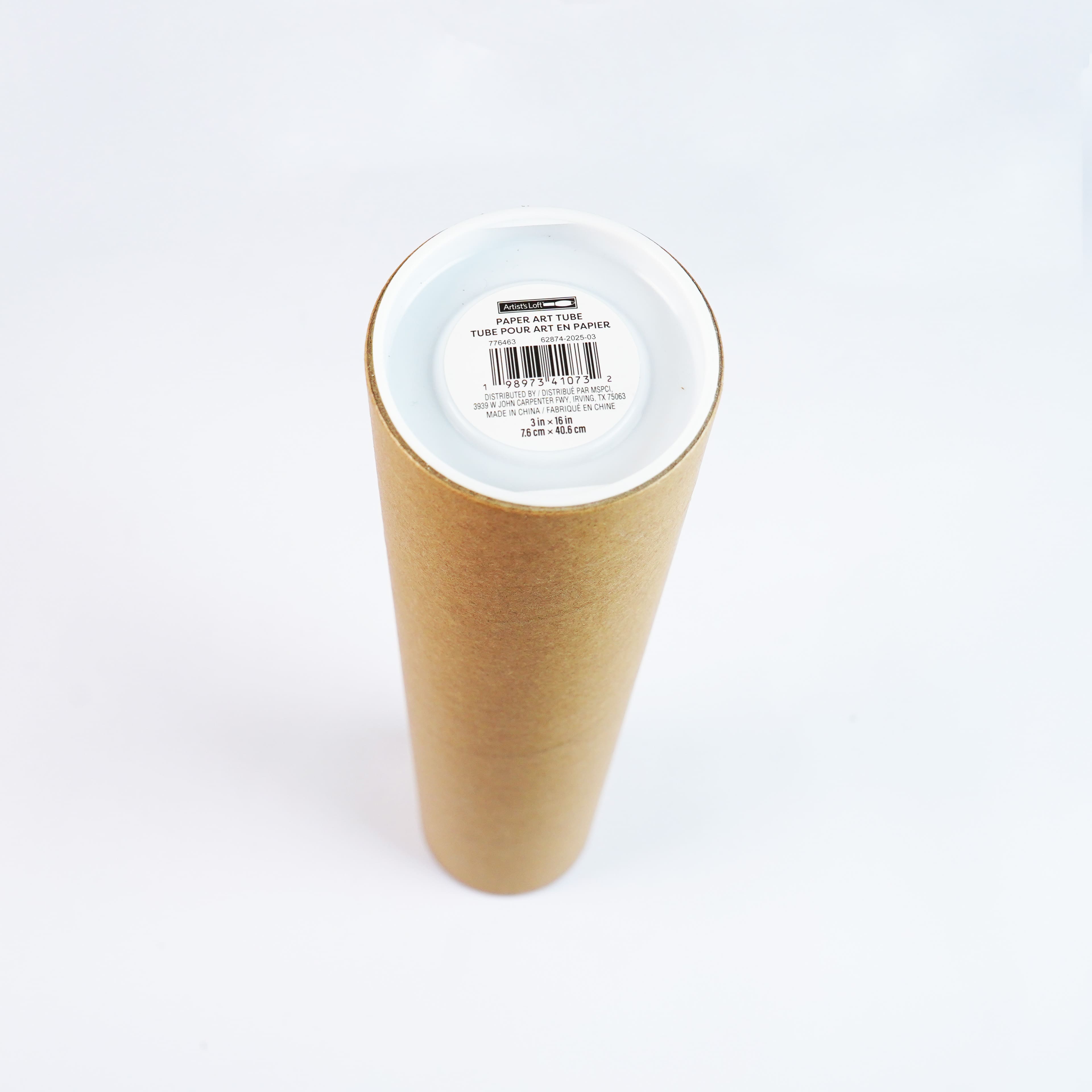 16&#x22; x 3&#x22; Kraft Paper Art Tube by Artist&#x27;s Loft&#x2122;