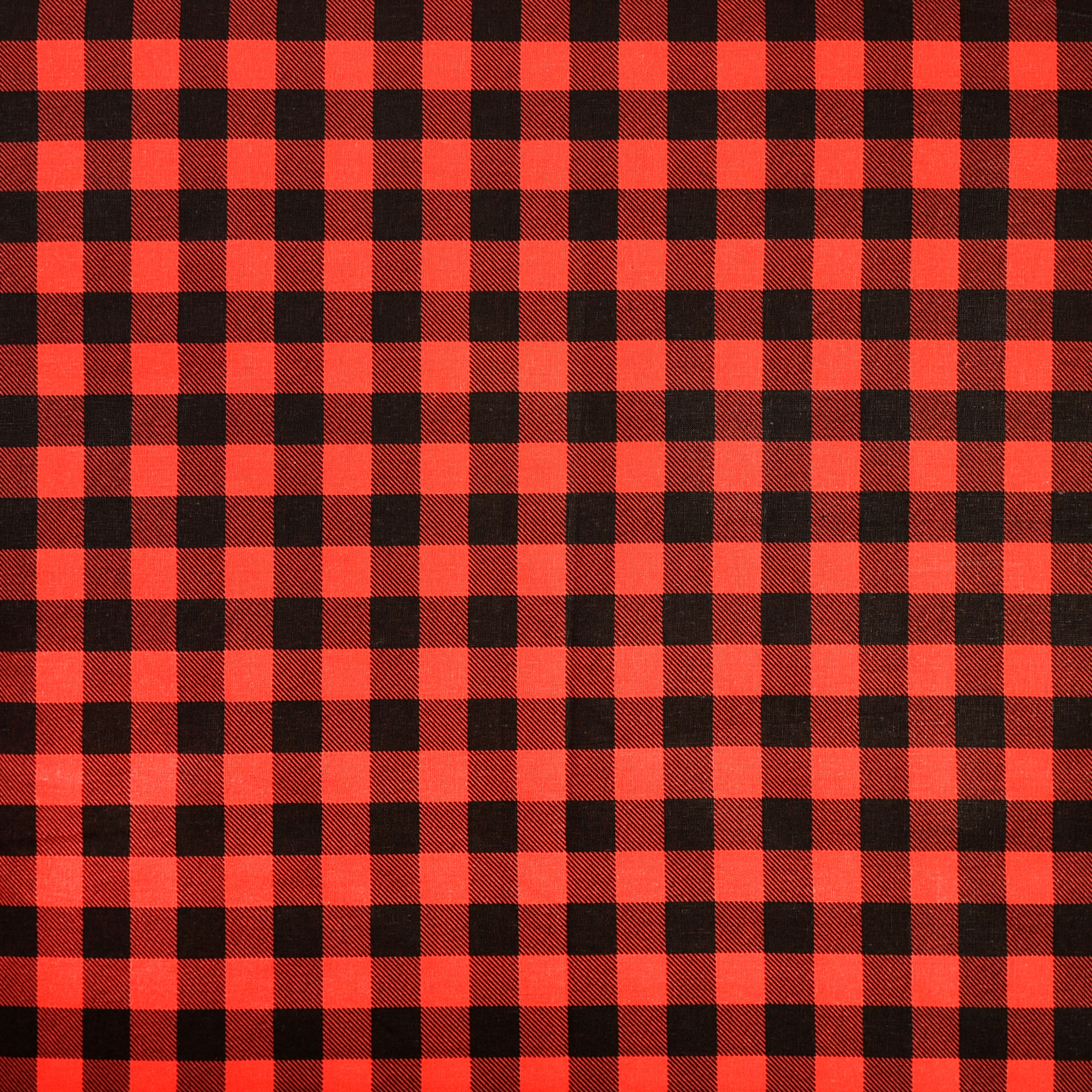 Red & Black Buffalo Check Cotton Fabric Mini Bolt by Loops & Threads®
