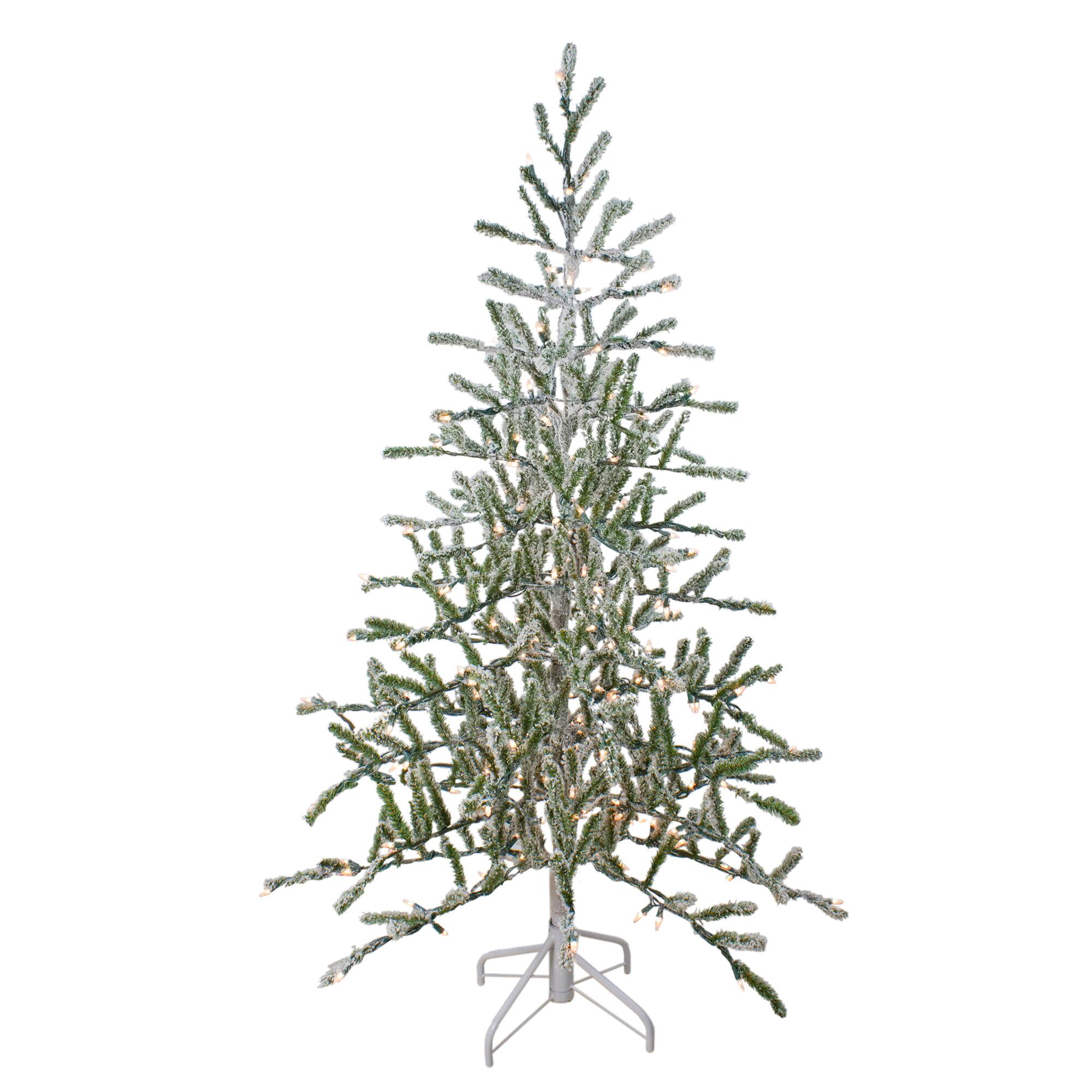5ft. Pre-Lit Alpine Twig Artificial Christmas Tree, Warm White Lights