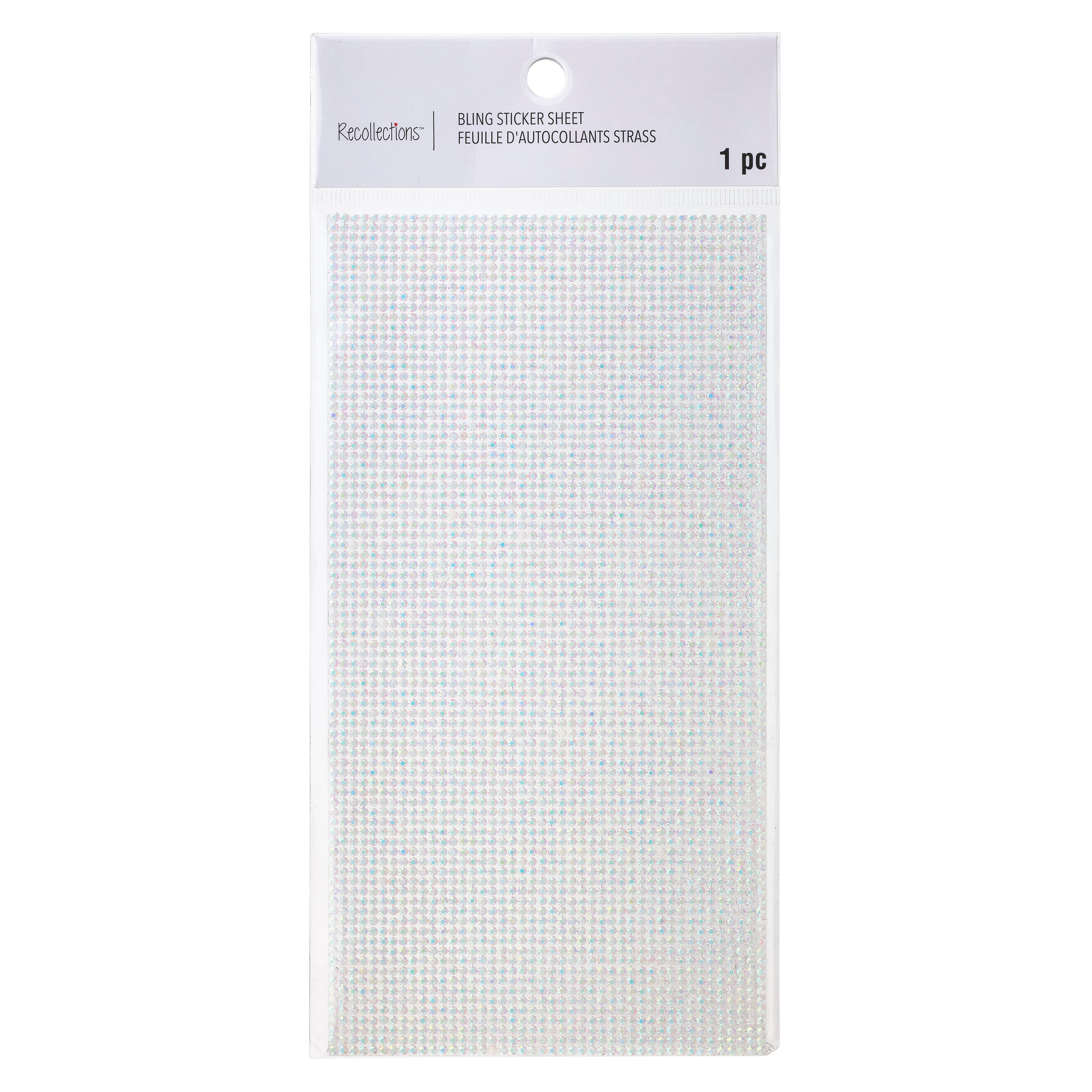 12 Pack: Clear Micro Iridescent Bling Sticker Sheet by Recollections&#x2122;