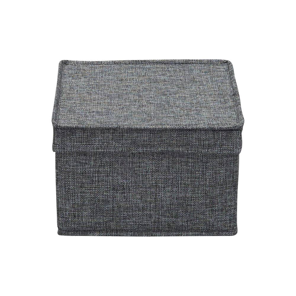 Household Essentials Fabric Storage Bin with Lid, 2ct.