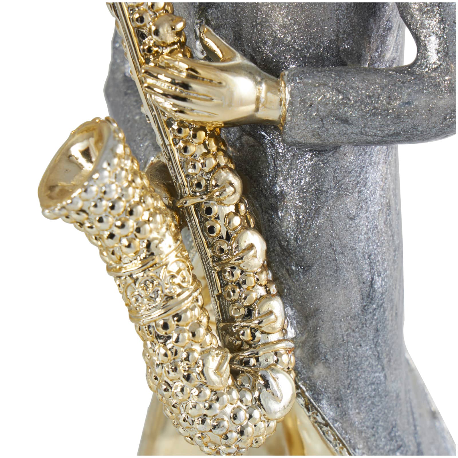 14&#x22; Gold Musician Sculpture Set