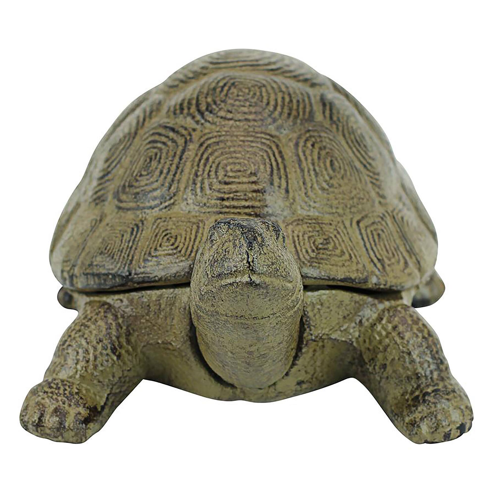 Design Toscano 5" Aesop's Turtle Cast Iron Statue