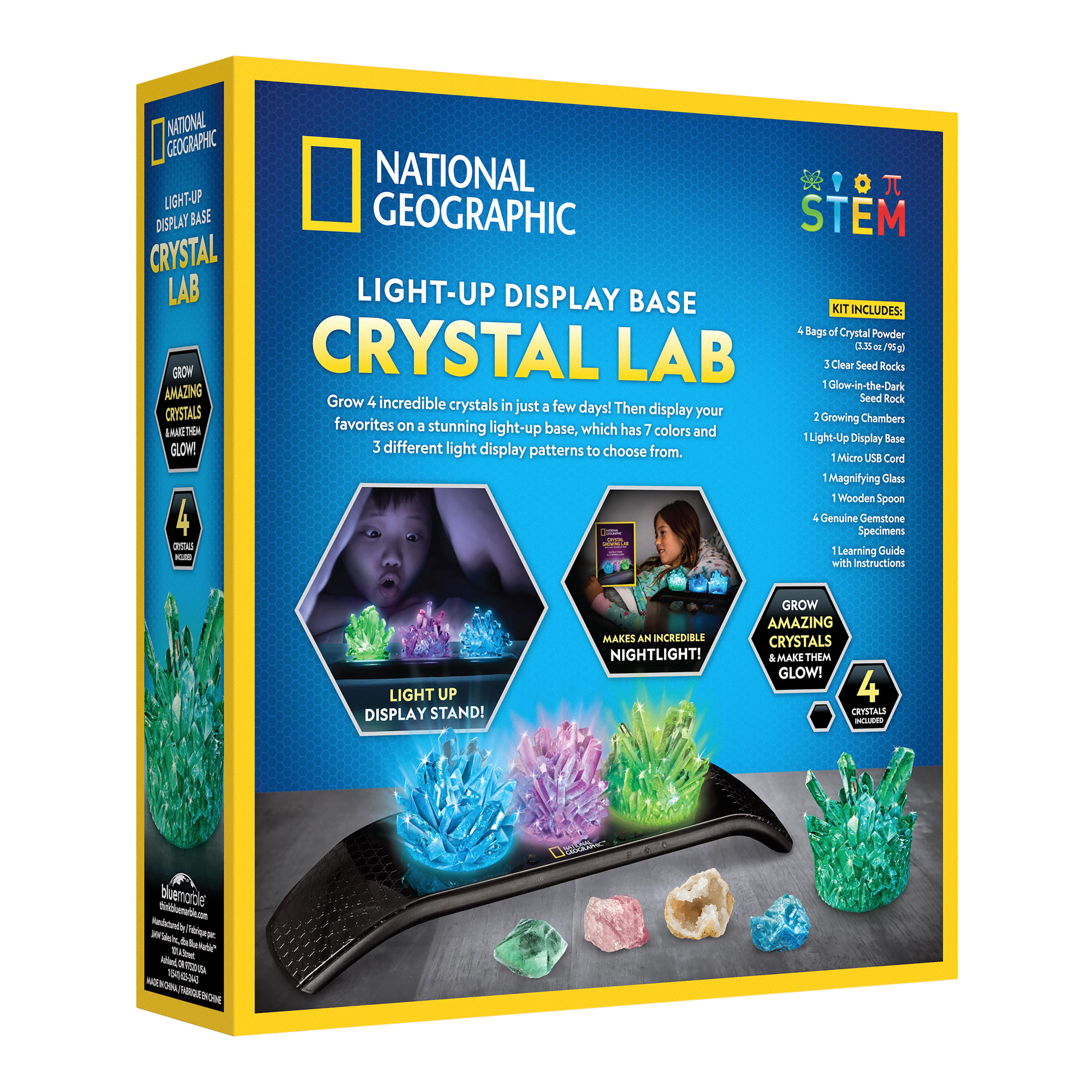National Geographic Light-Up Display Base Crystal Lab