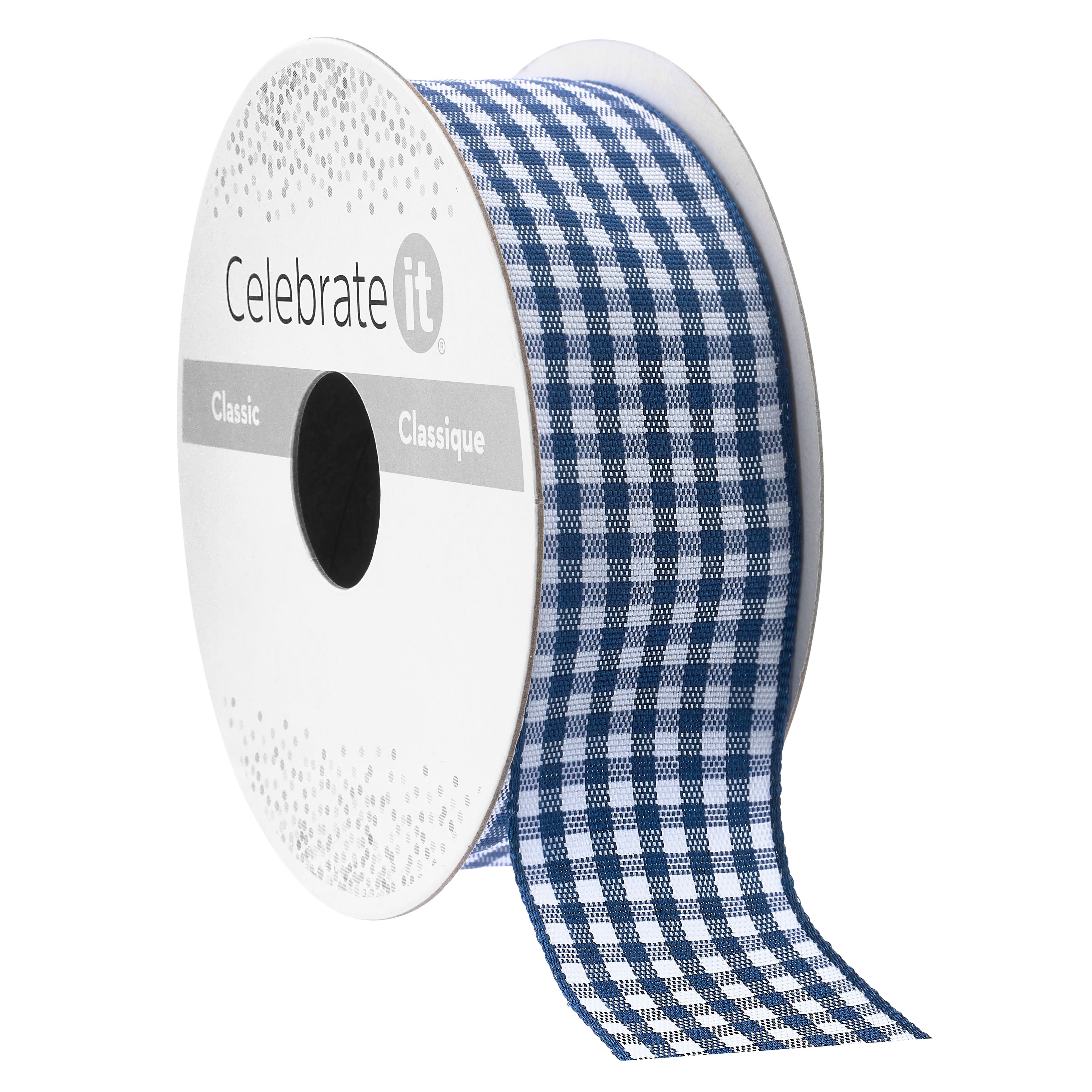 1" x 5yd. Gingham Ribbon by Celebrate It® Classic