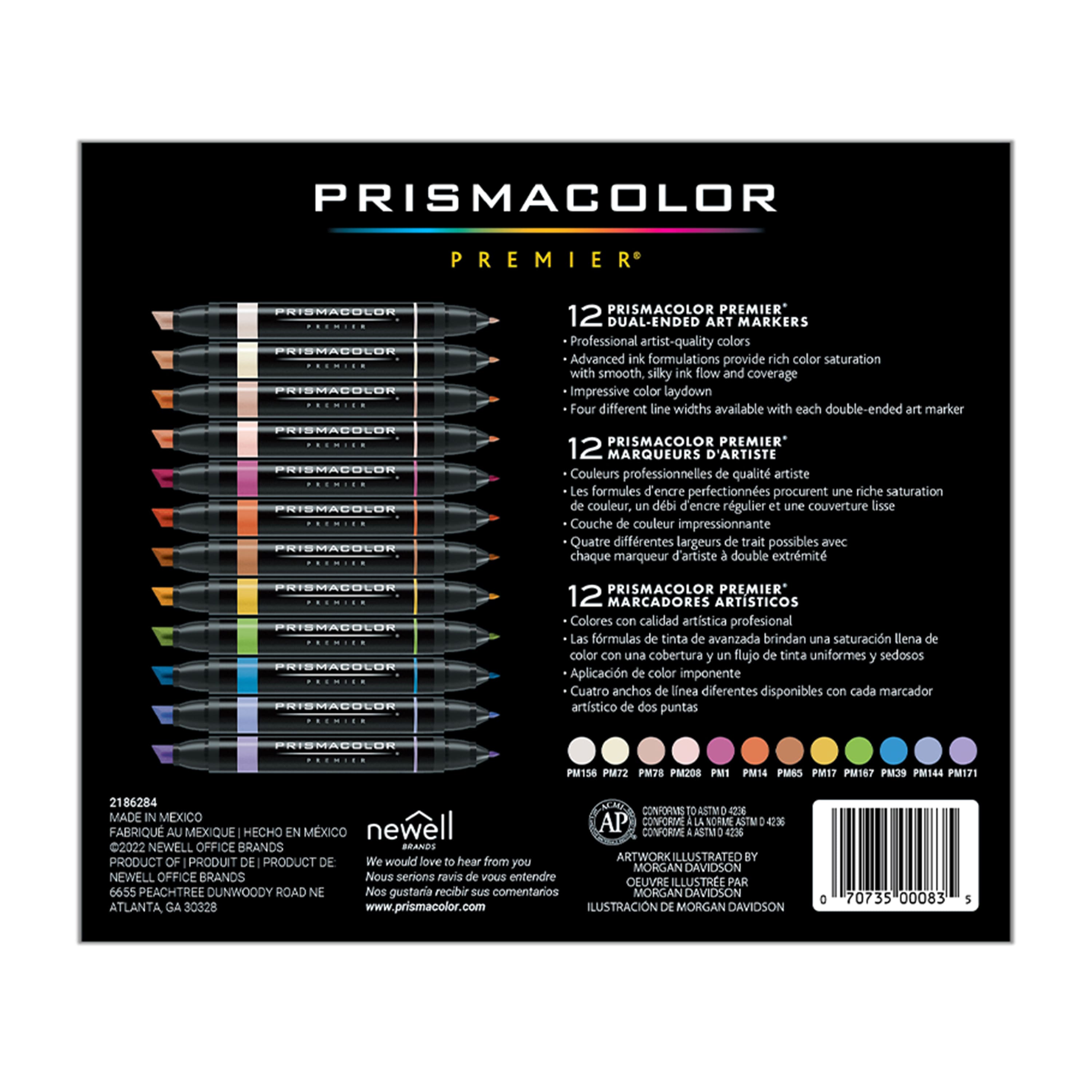 Prismacolor&#xAE; Premier&#xAE; Manga Dual-Ended Art Markers, 12ct.