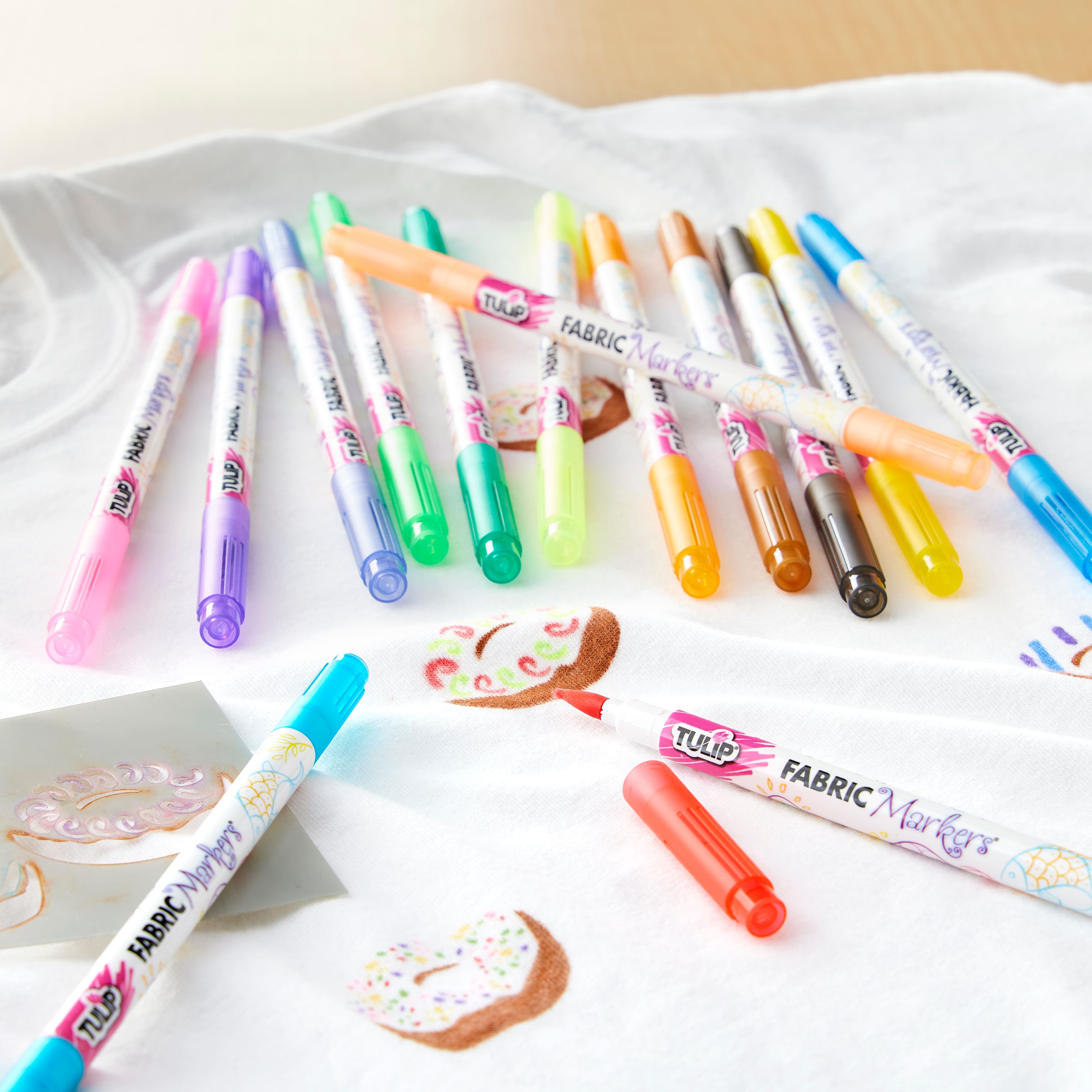Tulip Markers - Dual-Tip Fabric Marker Set