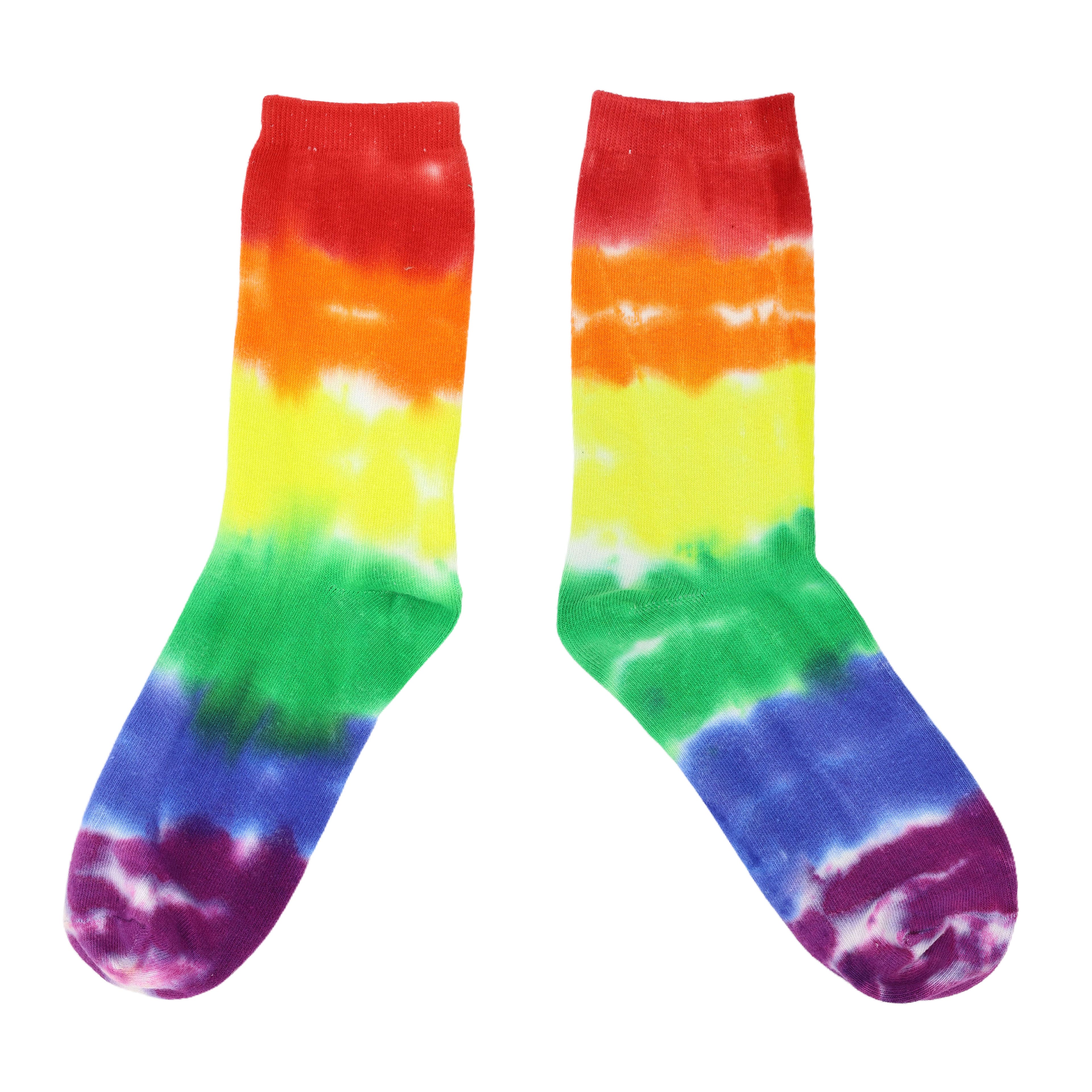 Pride Rainbow Tie Dye Socks by Celebrate It&#x2122;