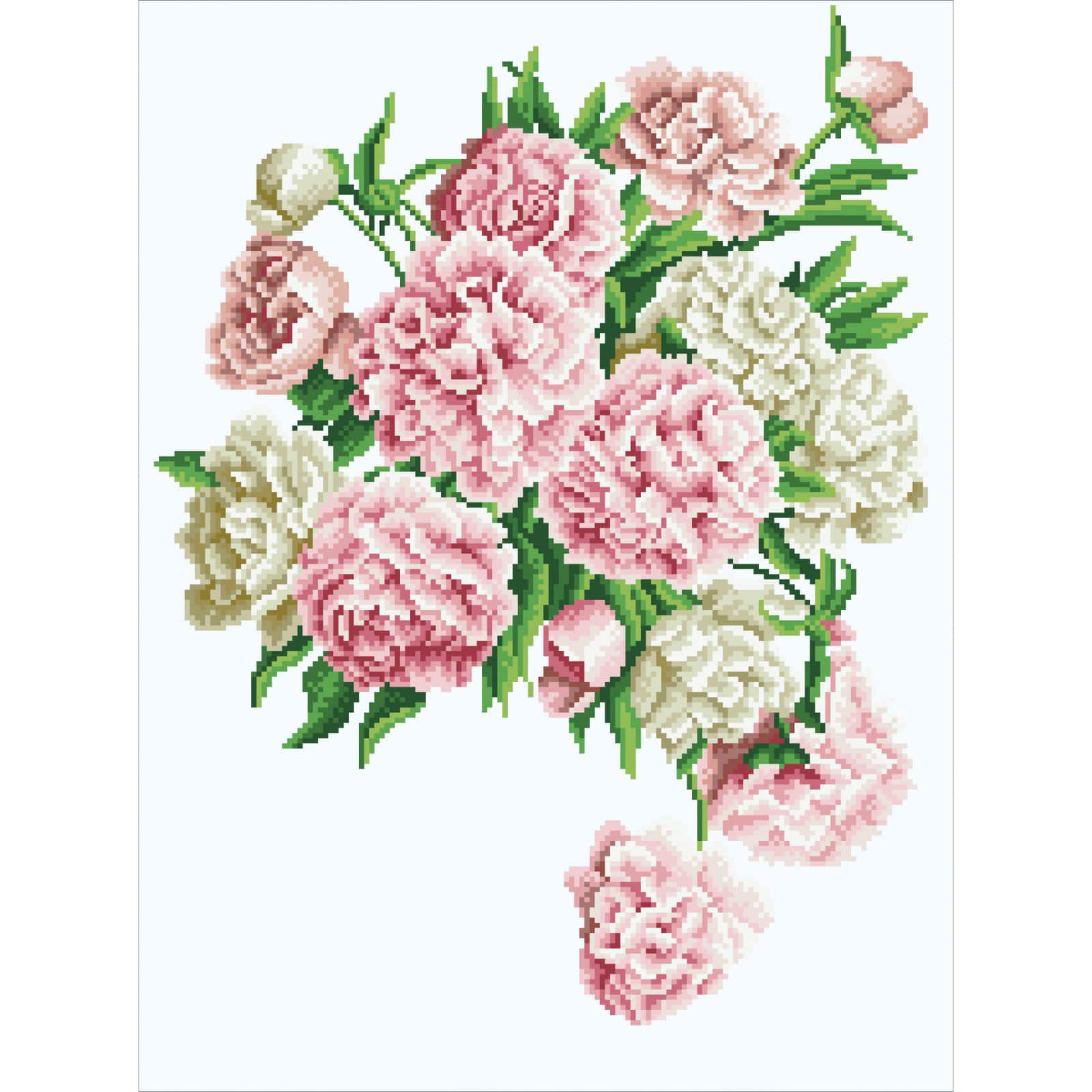 Diamond Dotz&#xAE; Carnation Bouquet Diamond Painting Kit