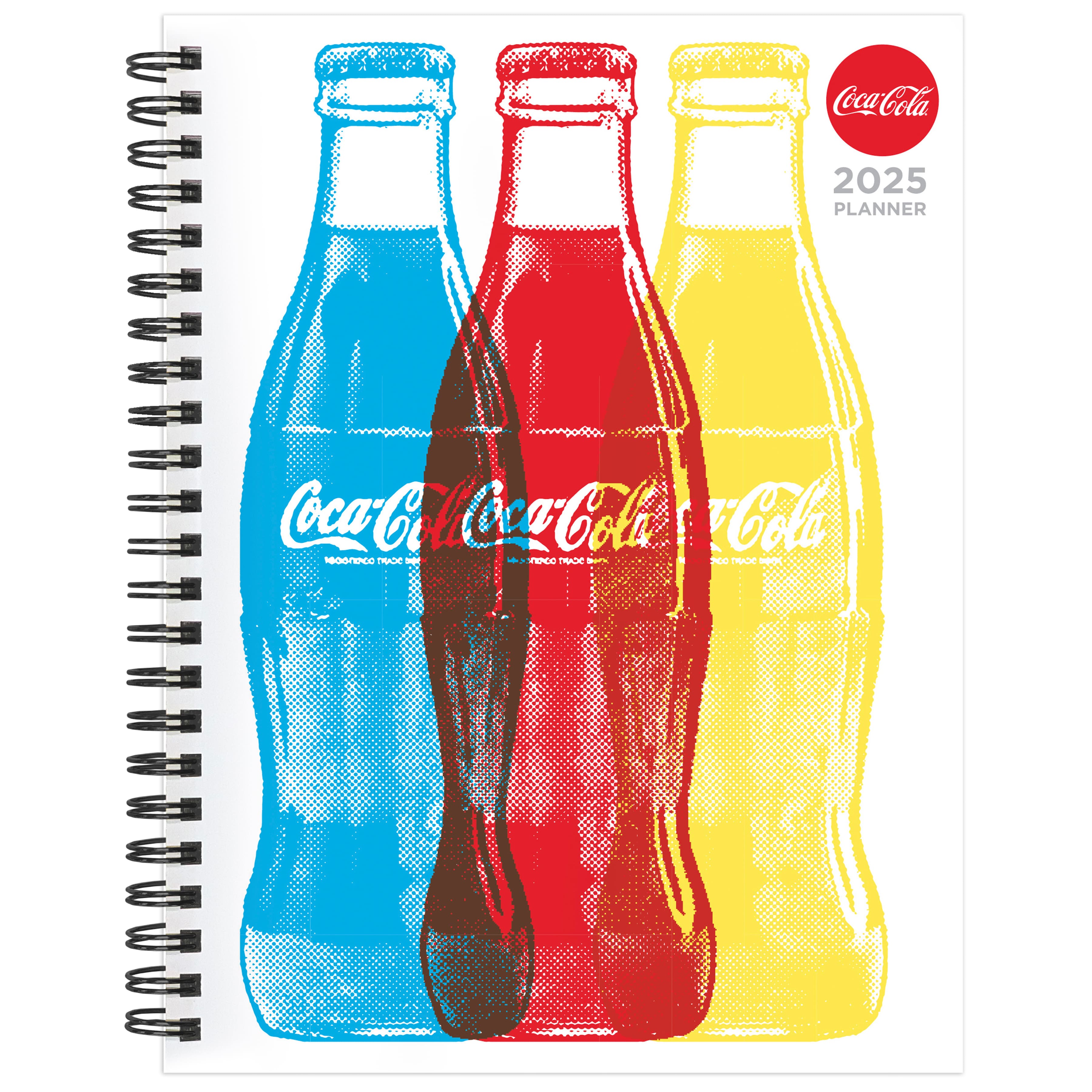TF Publishing 2025 Medium Coca-Cola Weekly Monthly Spiral Planner