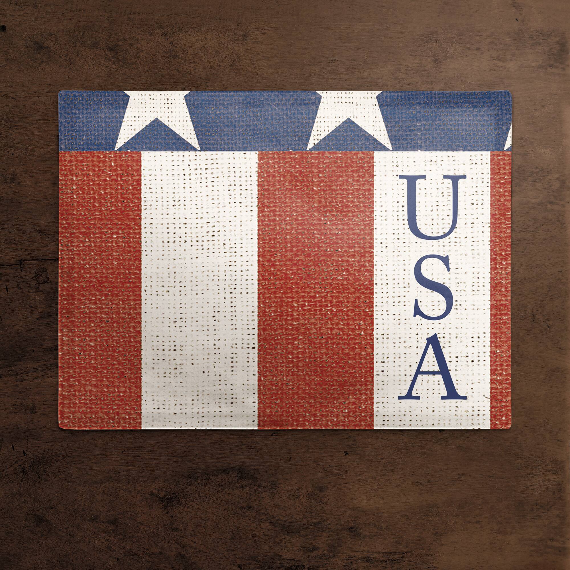 Designs Direct USA Flag Cotton Twill Placemat