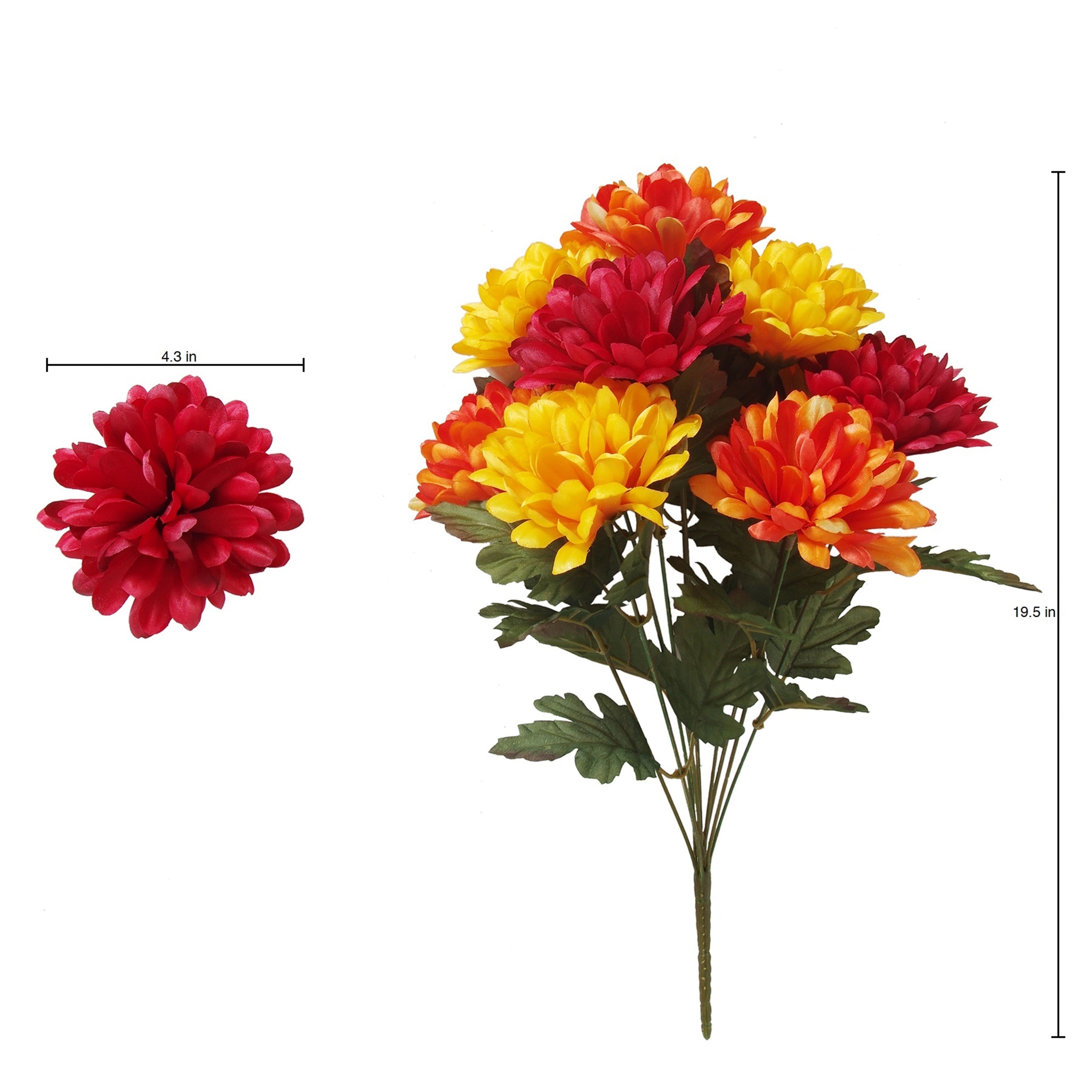 19.5&#x22; Basic Mum Mix Bush by Ashland&#xAE;