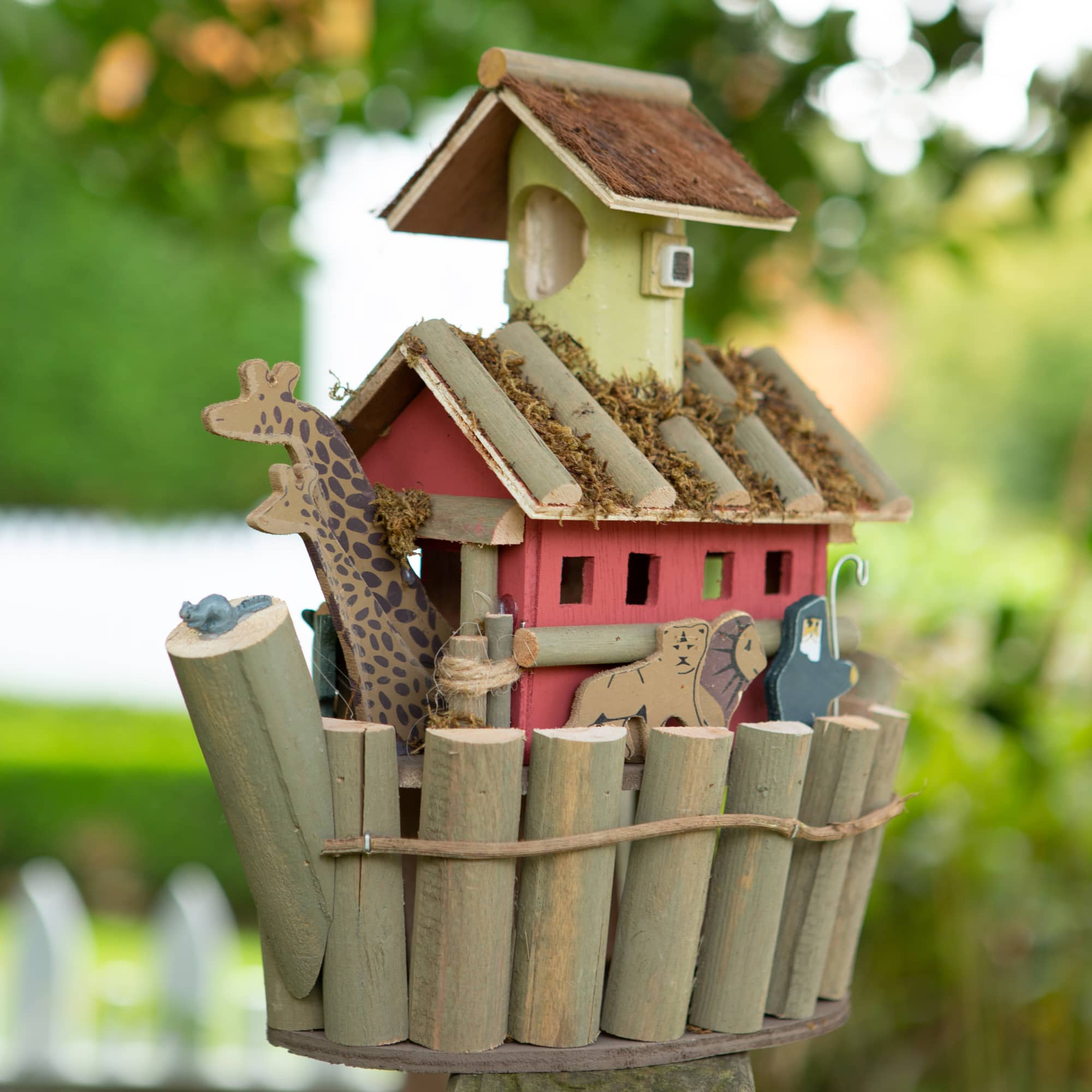 12.5&#x22; Noah&#x27;s Ark Birdhouse