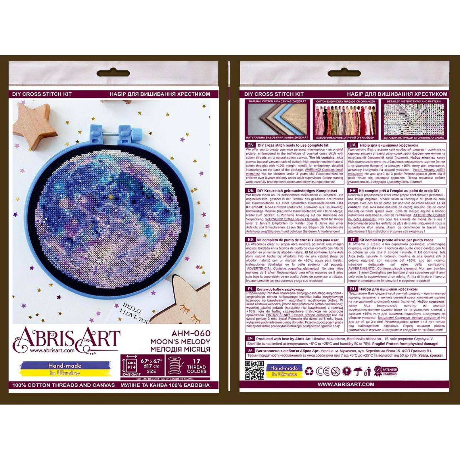 Abris Art Moon's Melody Cross Stitch Kit