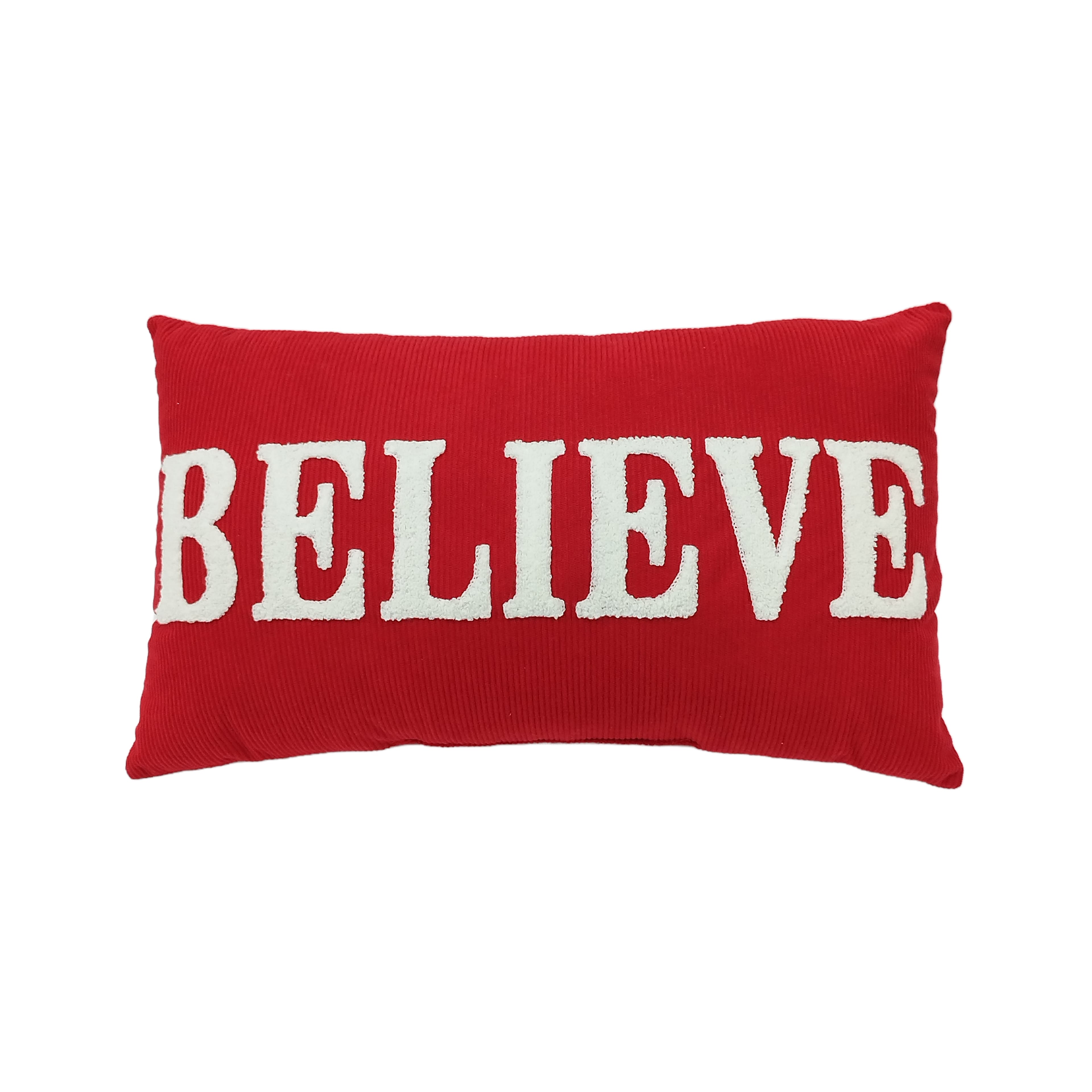20&#x22; x 12&#x22; Red Believe Lumbar Pillow by Ashland&#xAE;