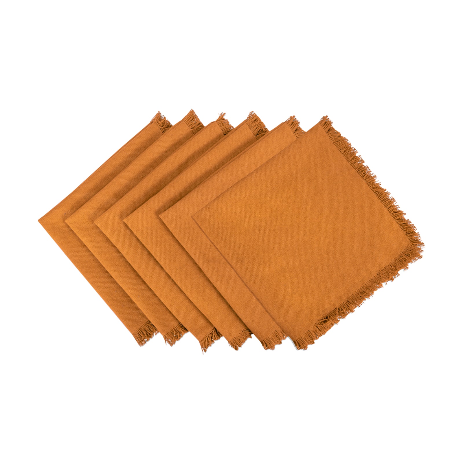 DII&#xAE; Solid Heavyweight Fringed Napkins, 6ct.