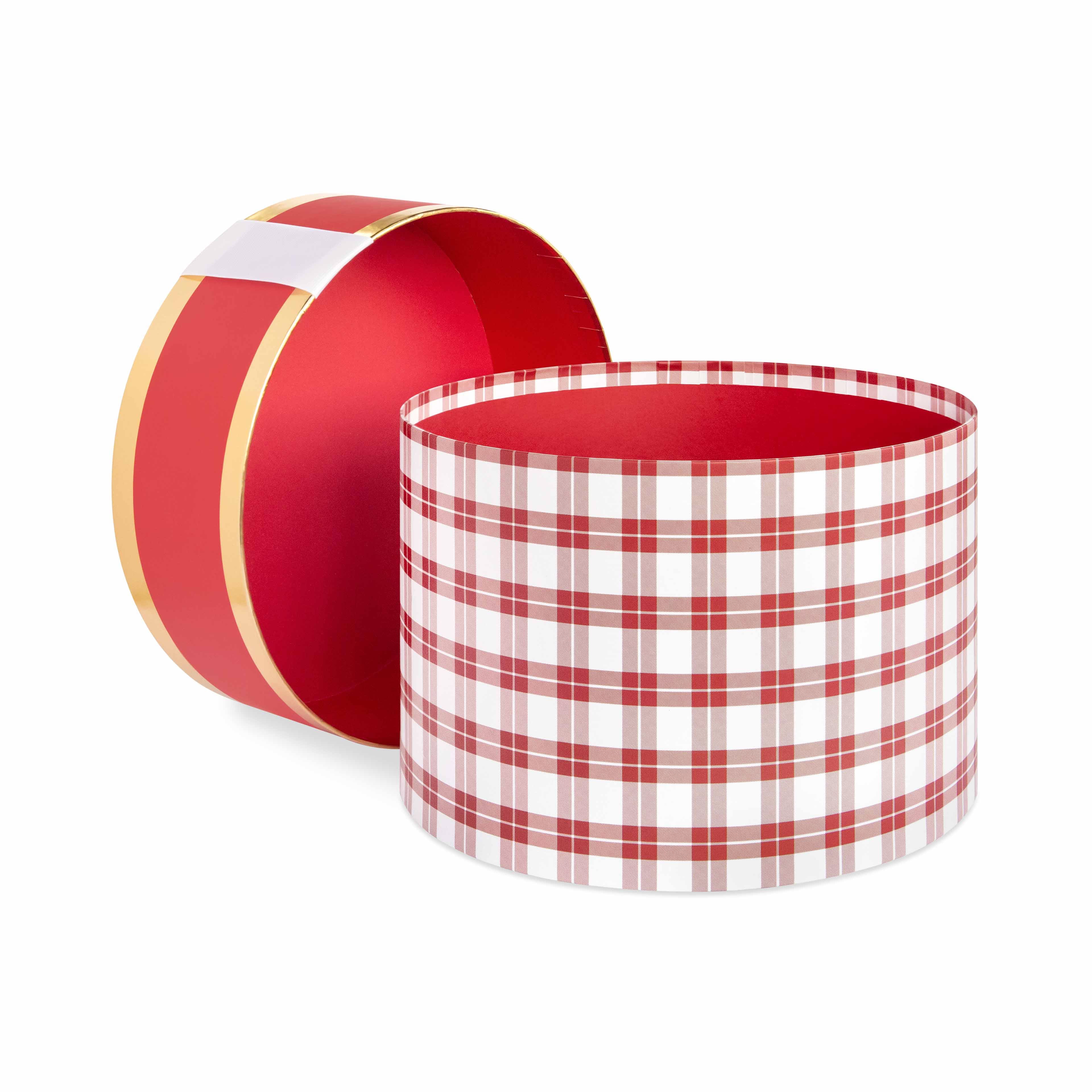 Large Red Plaid Gift Box by Ashland&#xAE;