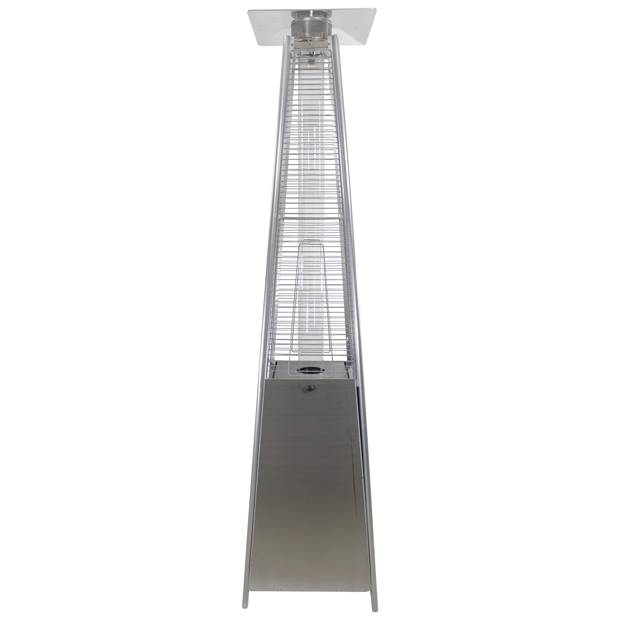 7ft. Stainless Steel Pyramid Glass Tube Outdoor Gas Heater