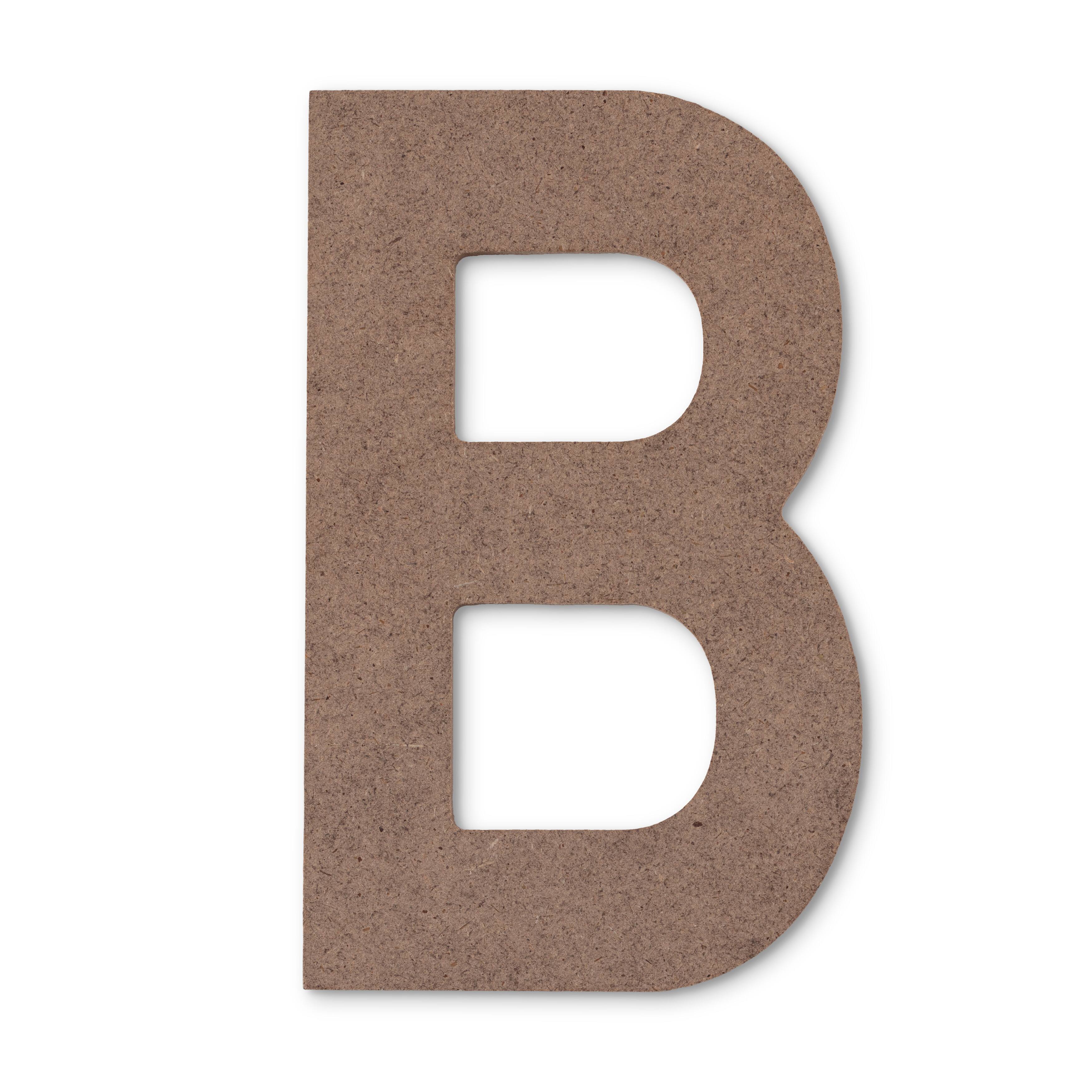 5 Unfinished Wood Letter by Make Market | Alphabet B | 5 in