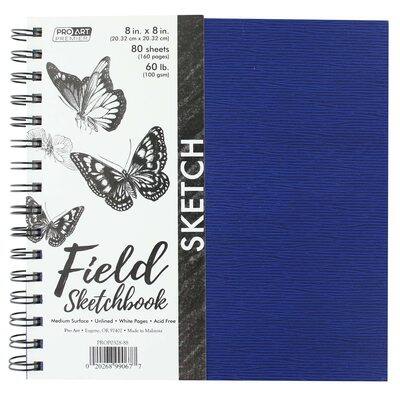 Fabric-bound Field Sketch Book