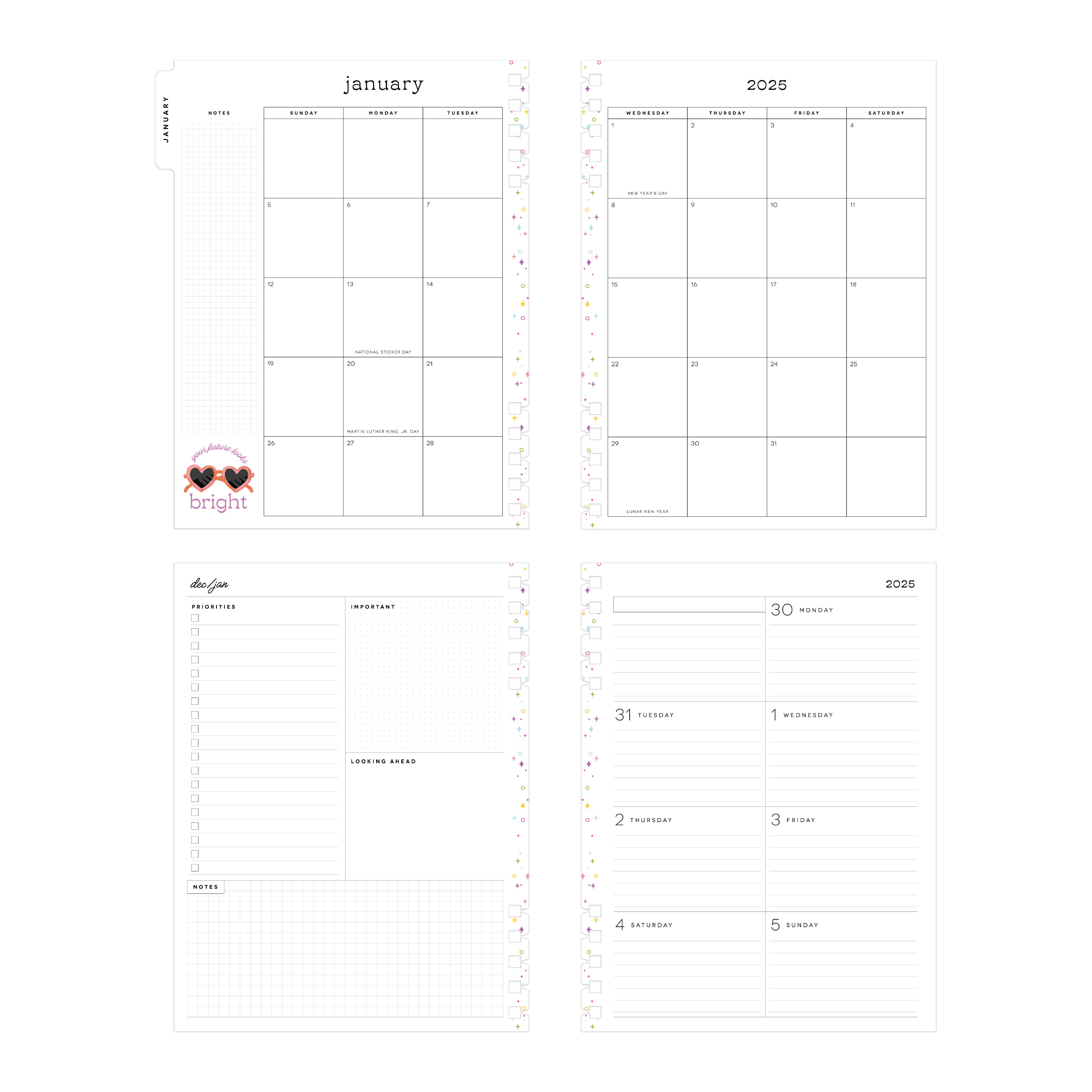 The Classic Happy Planner&#xAE; Customizable Twin Loop Seasons of Joy