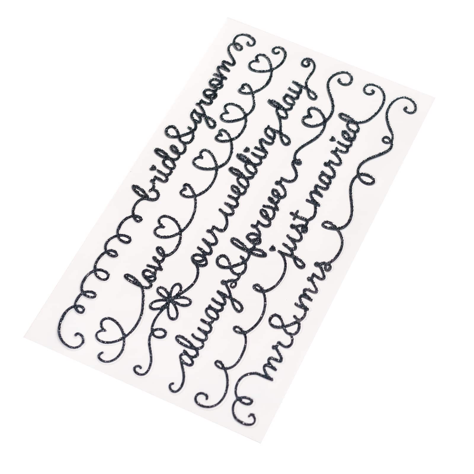 Script Wedding Border Stickers by Recollections&#x2122;