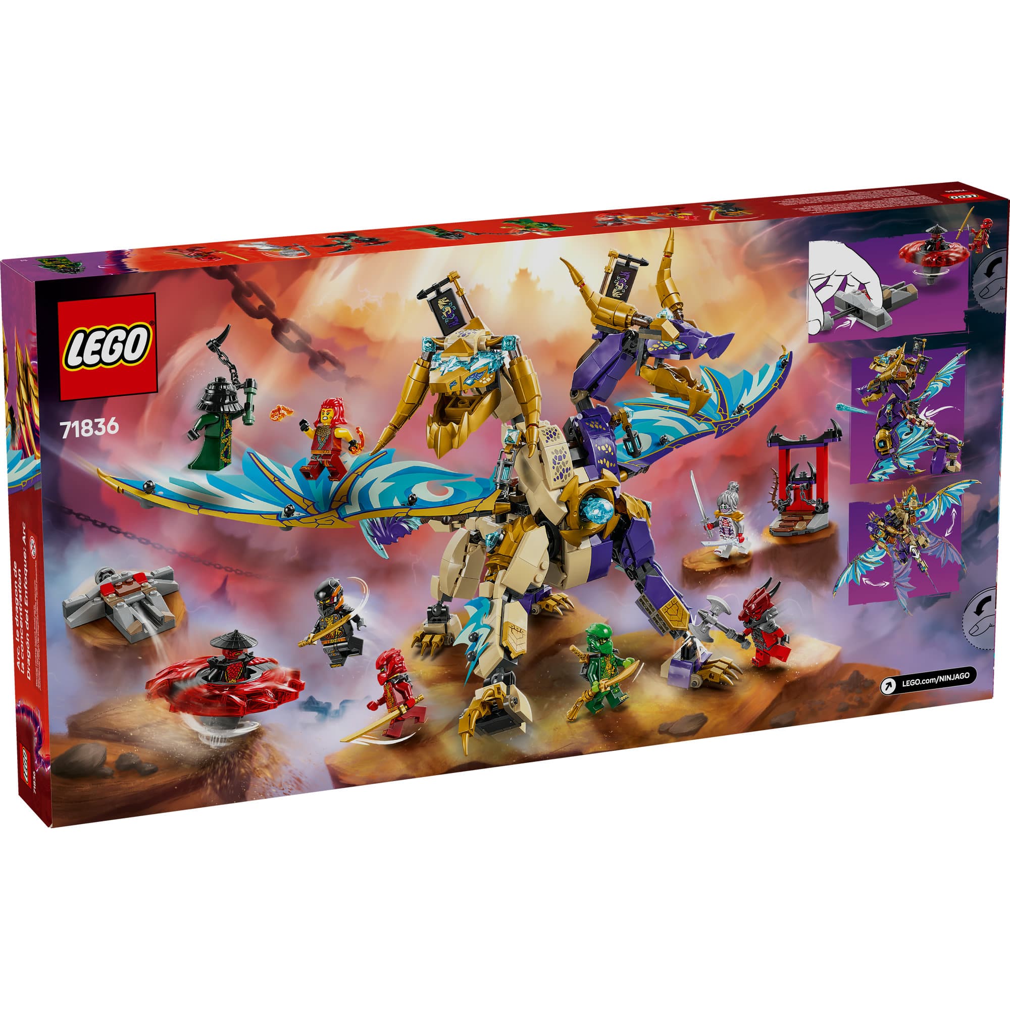 LEGO® NINJAGO® Arc Dragon of Focus Ninja Toy Set 71836 | Michaels