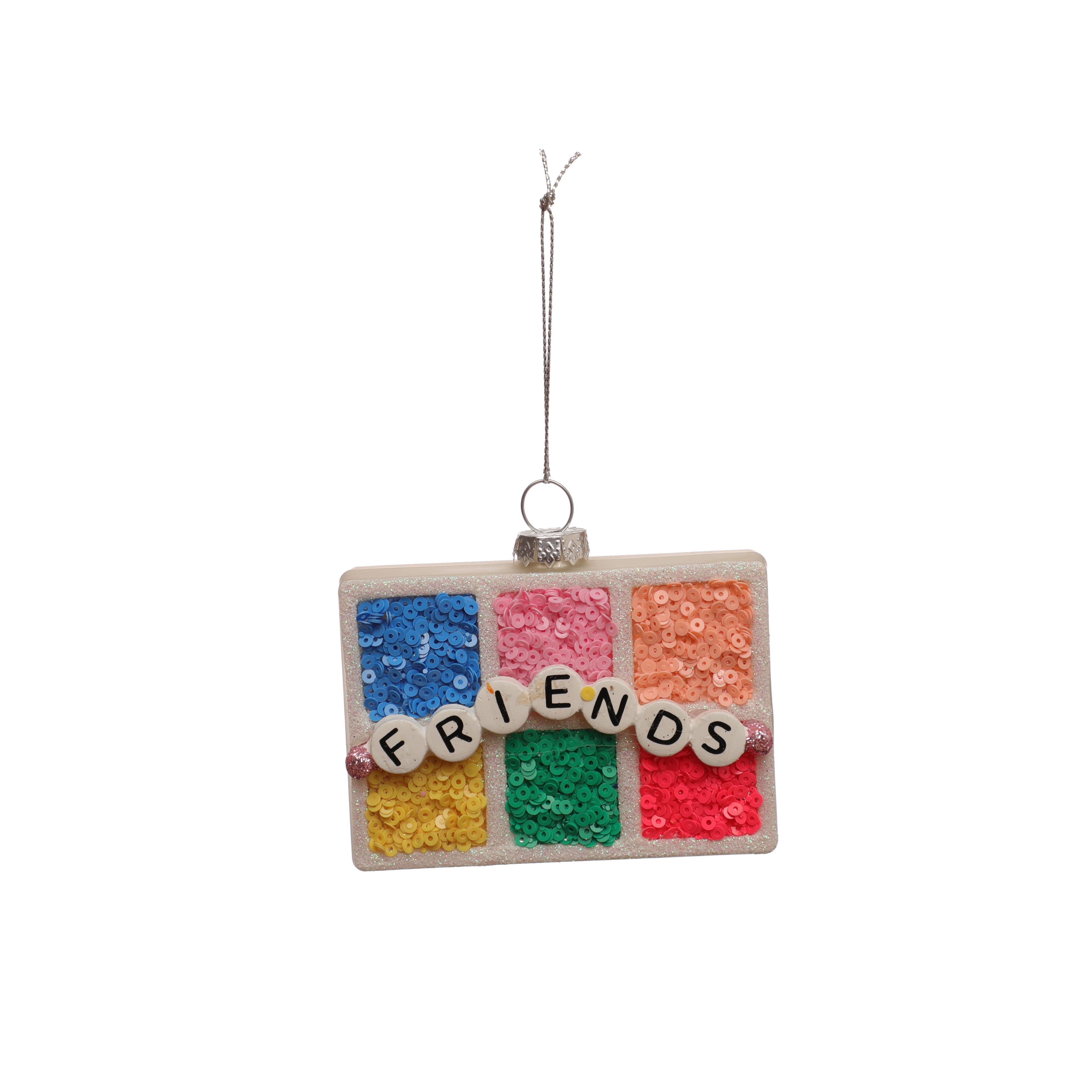 3.5&#x22; Friends Makeup Container Glass Ornament by Ashland&#xAE;