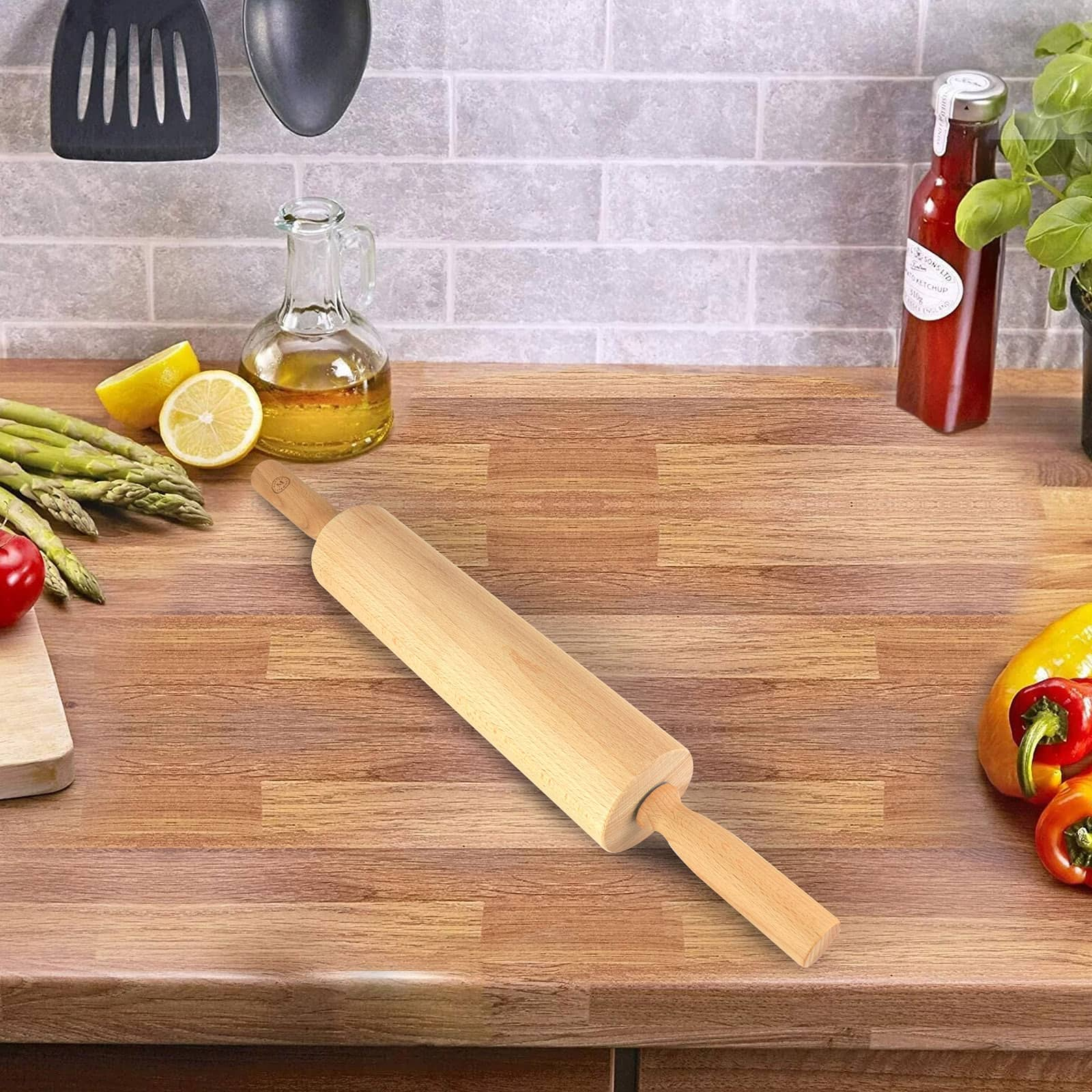 Martha Stewart Beech Wood Rolling Pin