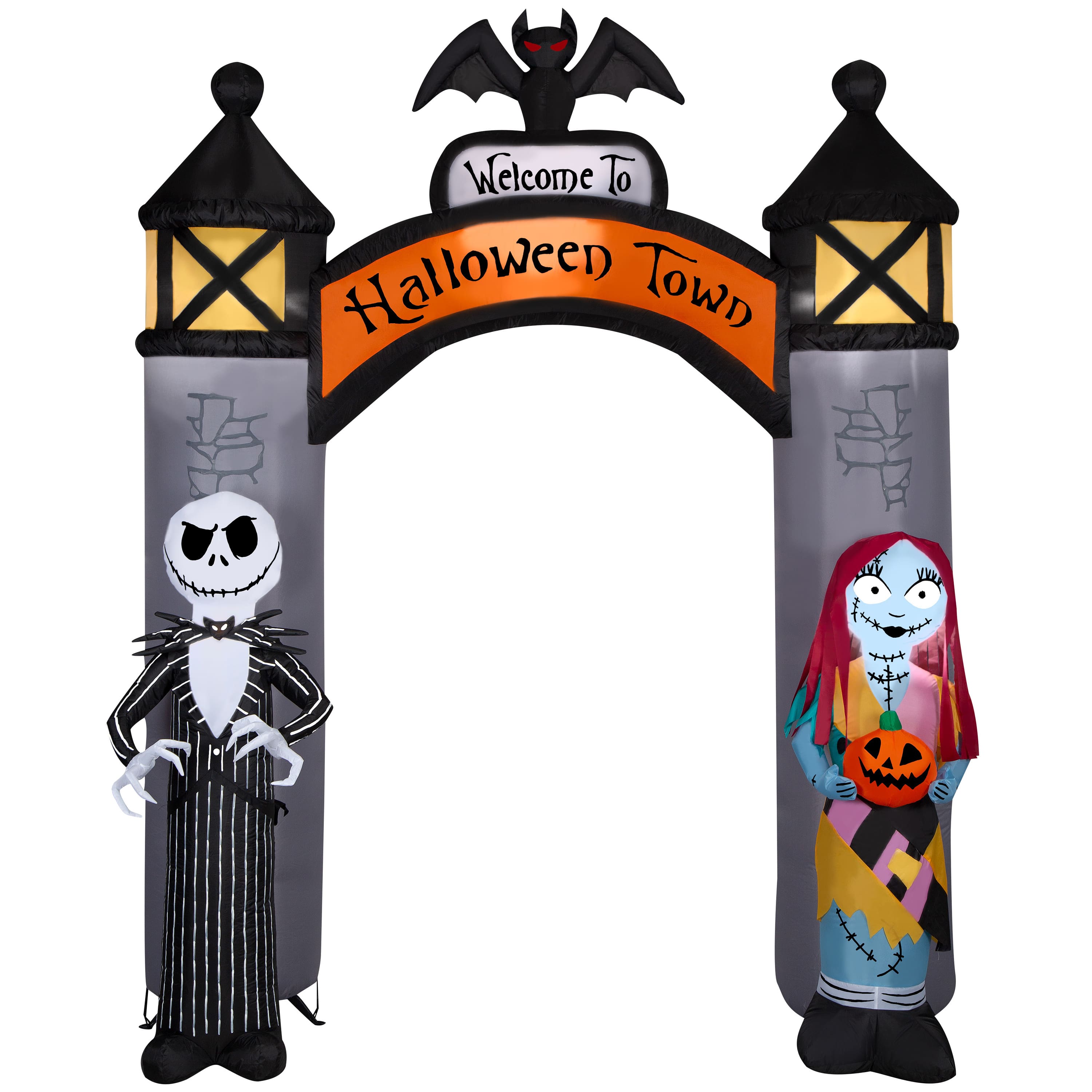 8.5ft. Airblown&#xAE; Inflatable NBC Welcome to Halloween Town Archway